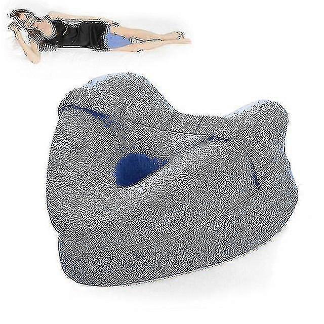 Orthopedic Leg Pillow with Knee Support & Sciatica Relief, Heart-Shaped Wedge Cushion for Sleeping