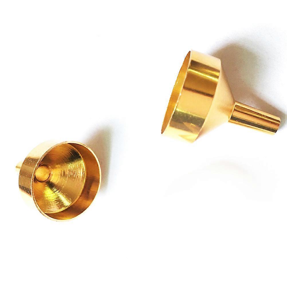 Practical Metal Funnels for Handling Fragile Liquids, Sturdy Alloy Finish