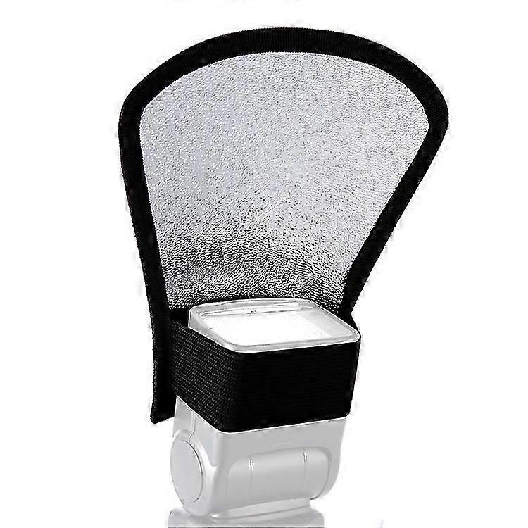 K031 2-in-1 Camera Flash Diffuser Softbox Reflector Photo Flash Light Reflector Compatible For Canon / Nikon / LGMultiColor SZRH