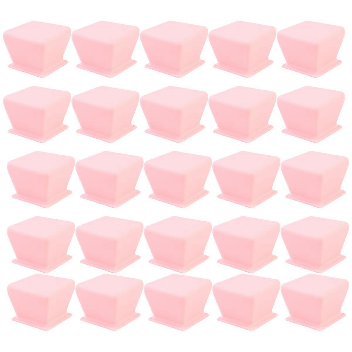 Table Leg Protector Silicone Cap Noise Reduction for Home Use Pink 35x3Cm 20Pack