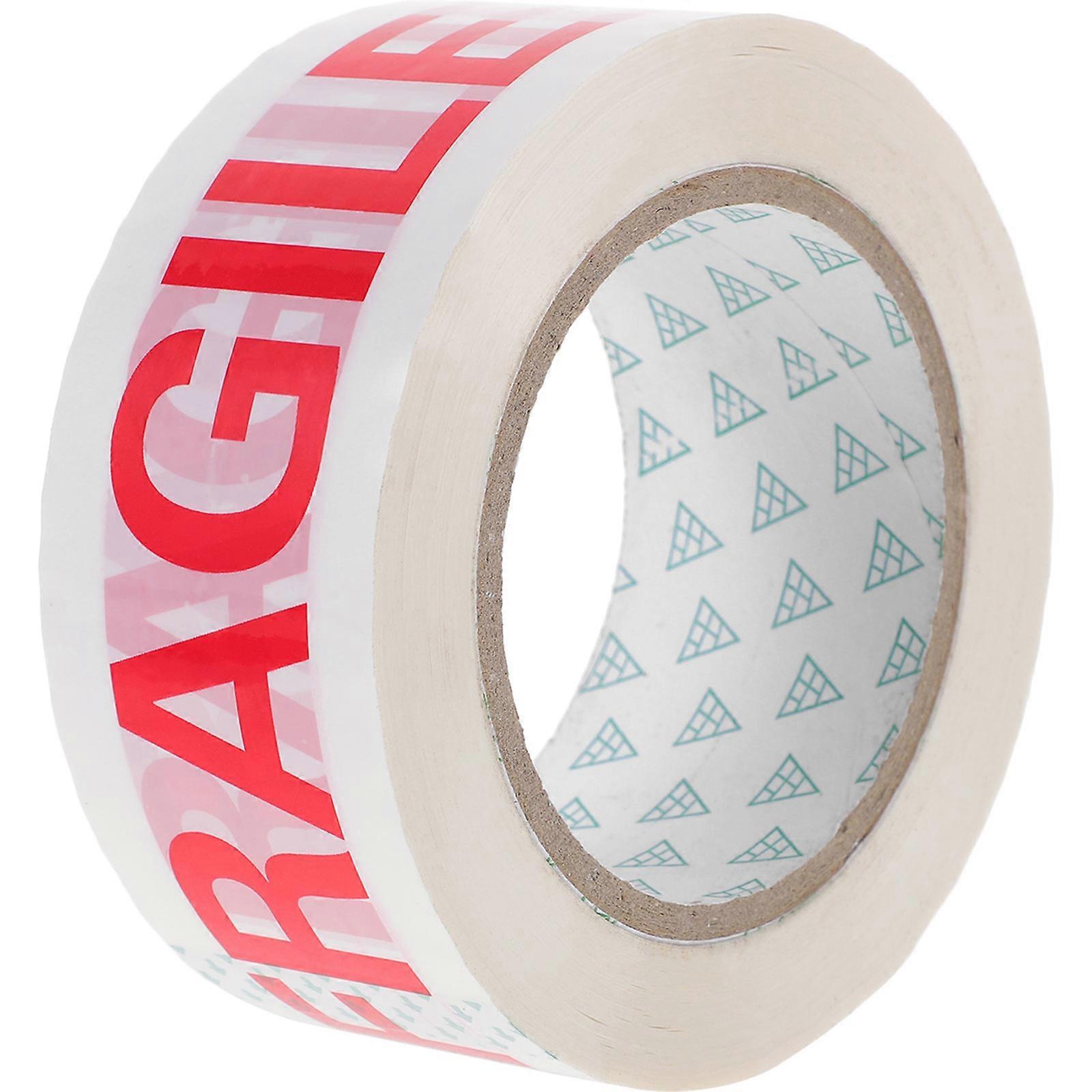 Packing Tape Fragile Marking Tape Package Security Moving Boxes Fragile Tape Polyethylene Film Warning Fragile 1 Roll