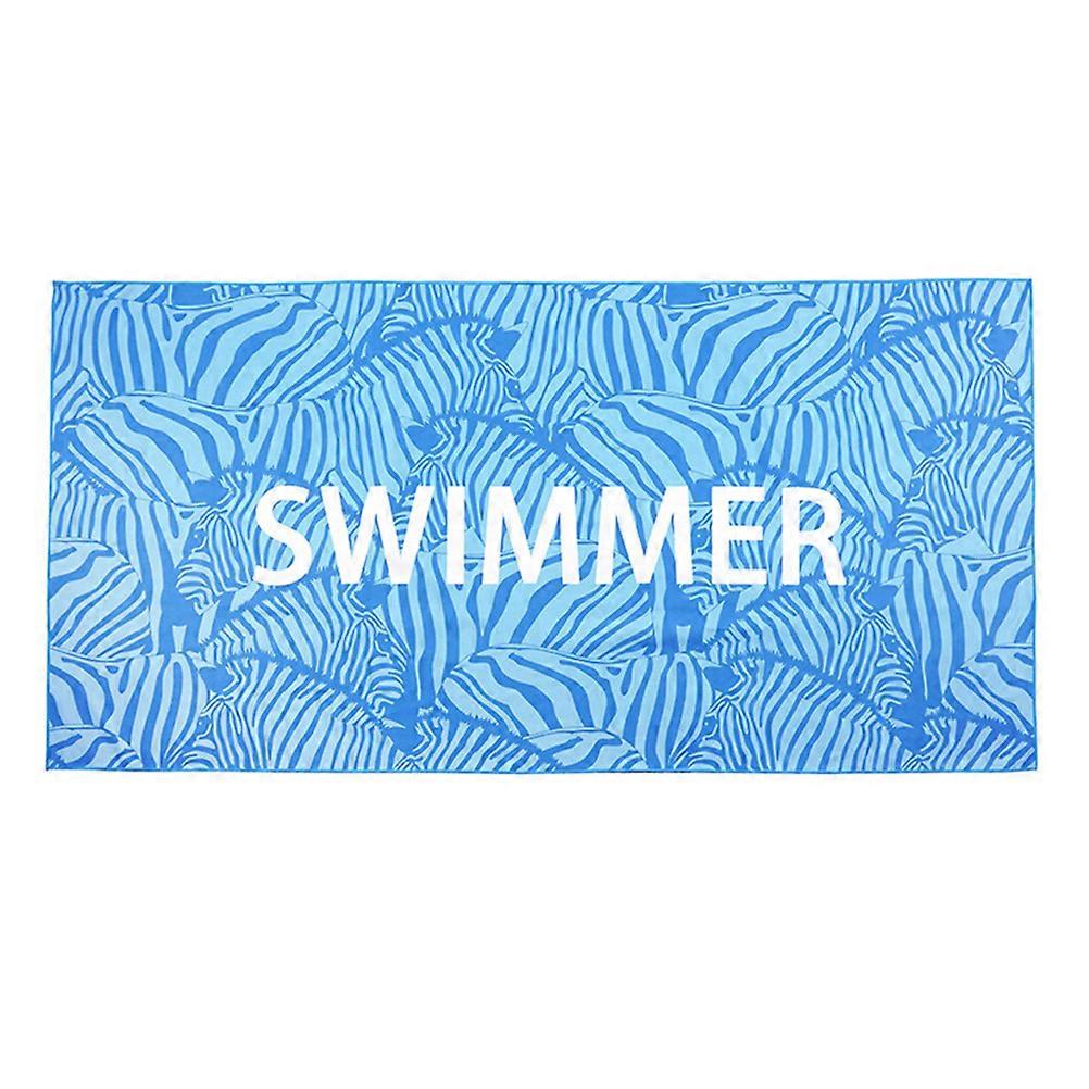 Printed Style Beach Towel Rectangular Quick Drying Microfiber 150x75cm Towel 1Set For Travelers