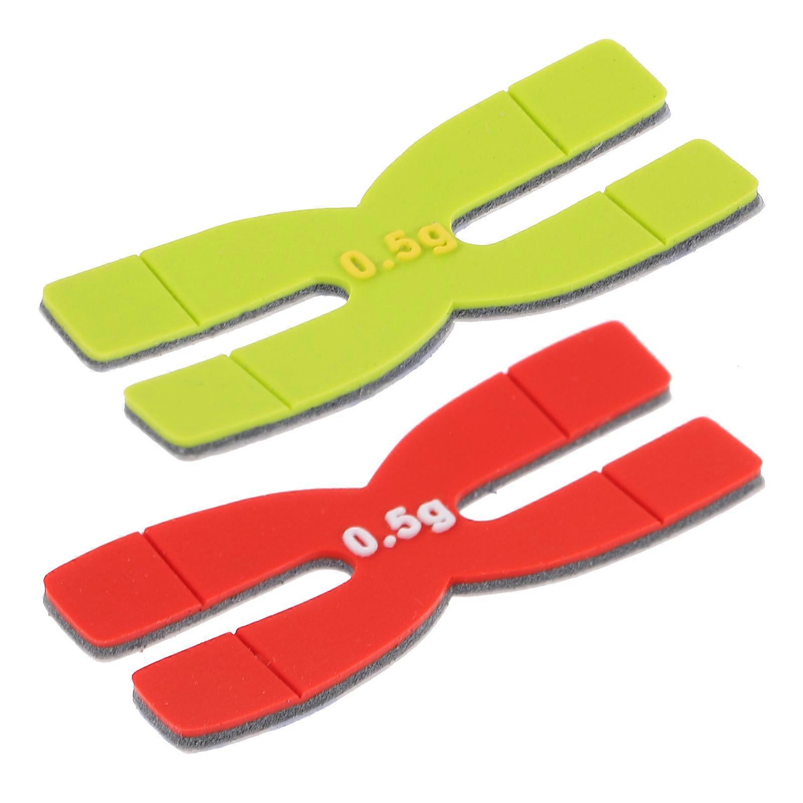2pcs Silicone Tennis Racket Weighted Discs for Enhanced Stability and Power – H Shaped Design Racket Accessories