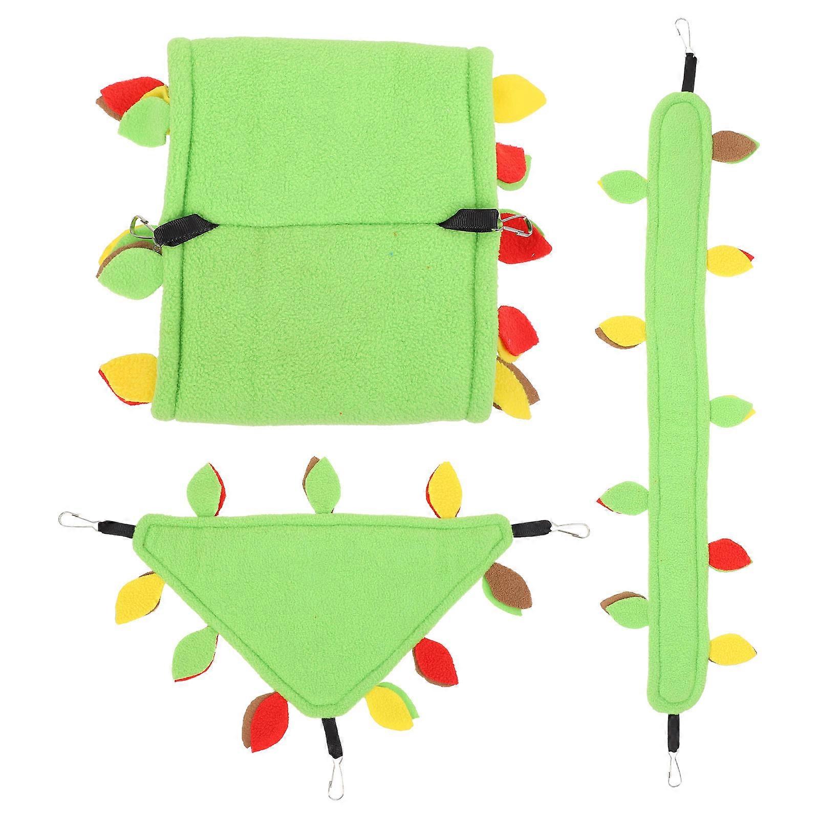 Pet Supplies Hamster Tunnel Ladder Indoor Play Polar Fleece Hammock Light .79X6.68X0.39IN Exercise 1 Set