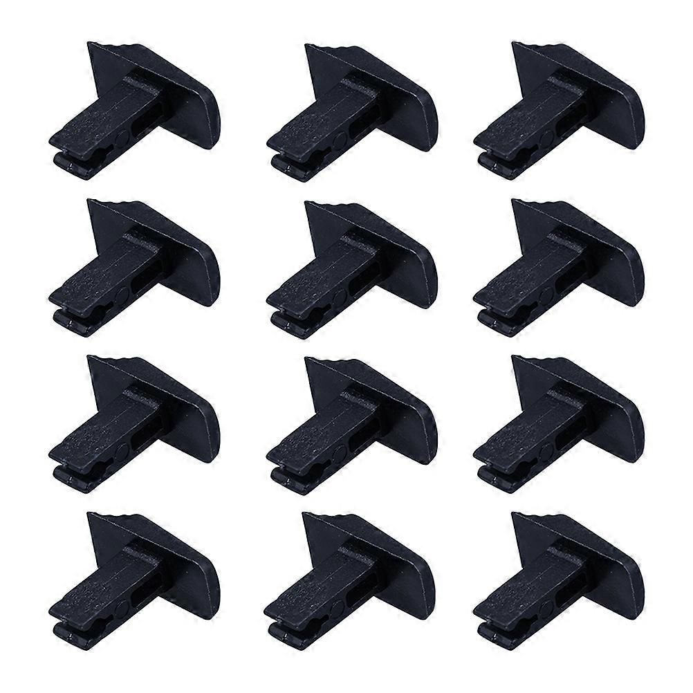 Ladder Parts Telescopic Ladder Switches Lightweight Design Folding For Maintenance 12Pcs Black 3.4x3x1.5cm