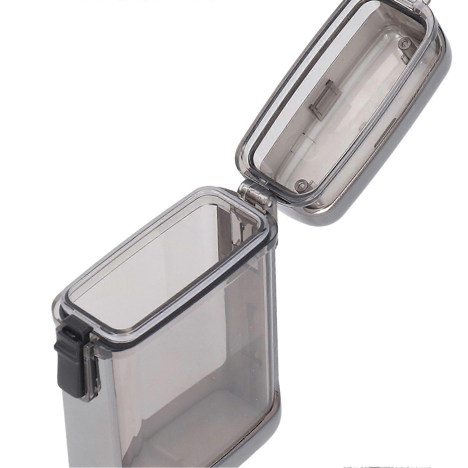 Multifunctional Clear Waterproof Pocket Case, Waterproof Badge Holder, Black