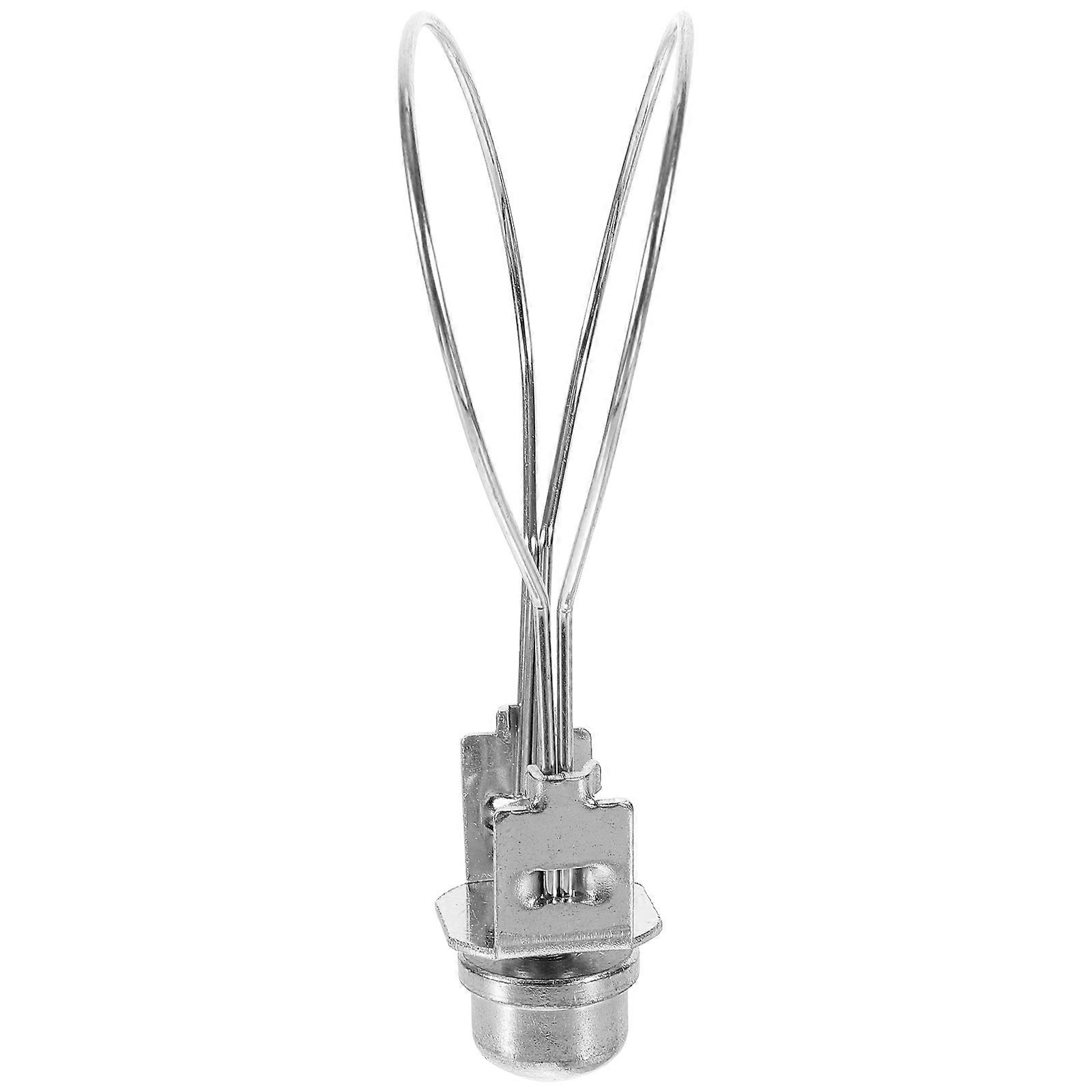 Lamp Holder Adapter Lamp Shade Light Bulb Clip For Homeowners Silver 10.5X5.3cm Diy Lamp Assembly 1Pcs