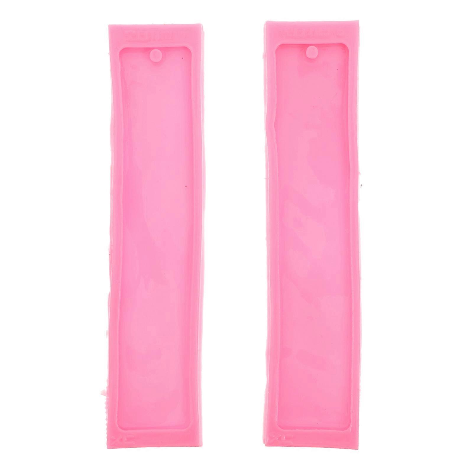 5Pcs Silicone Bookmark Mold for Handmade Rectangle Bookmark Casting