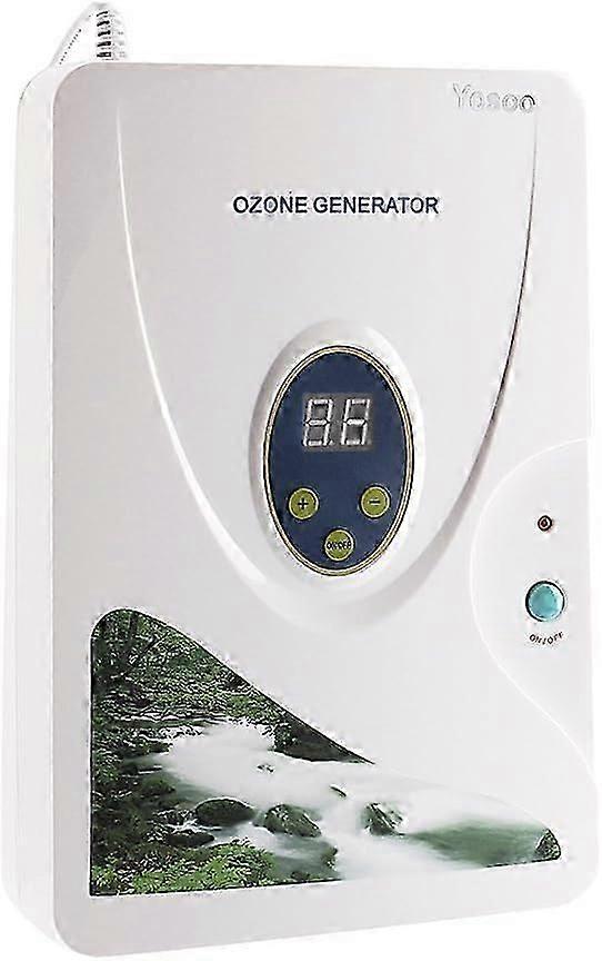 Hydroponic Water Sterilizer - 600mg/h Ozone Generator with Timer (1-60min)