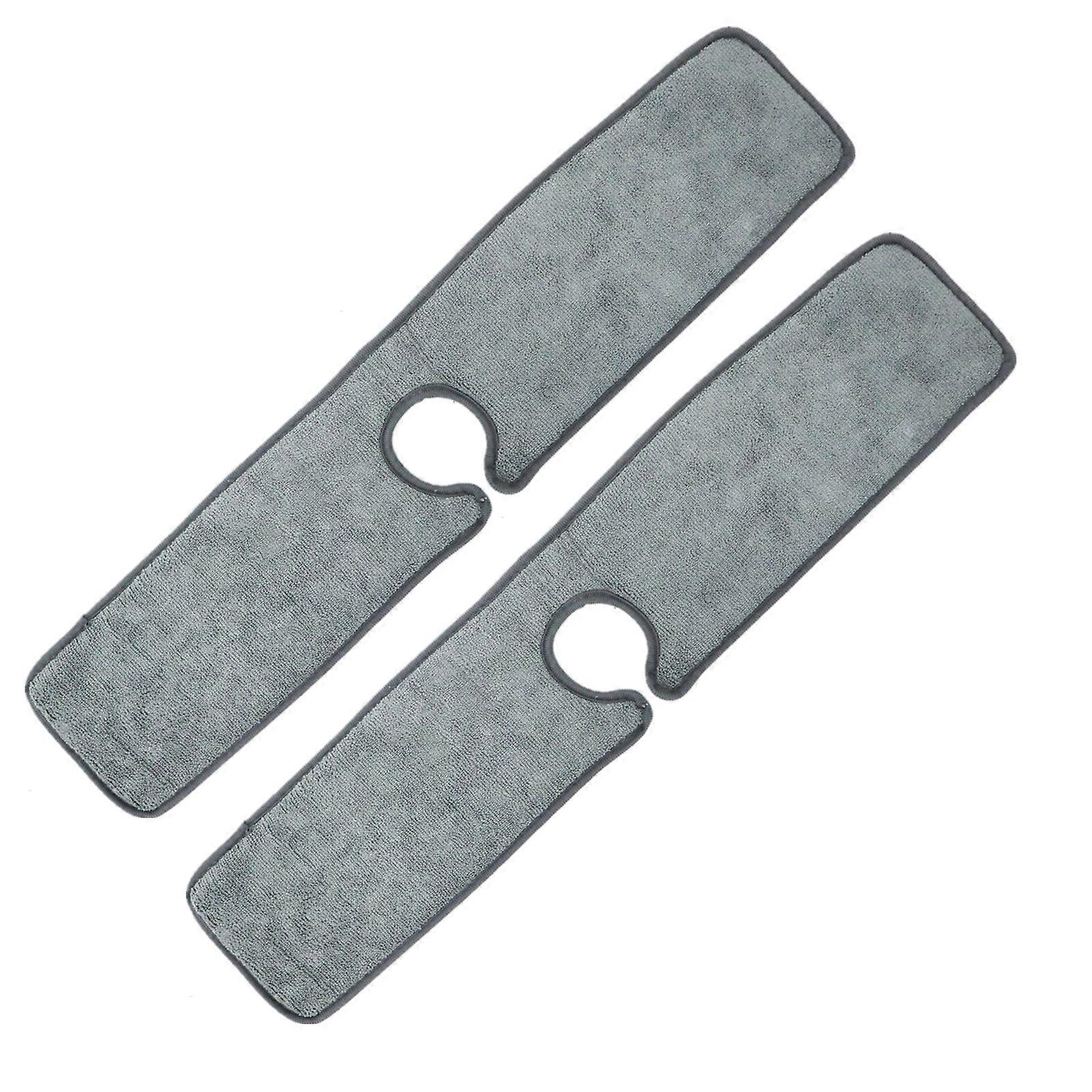 Gray Faucet Absorbent Pad Sink Basin Splash Pad 2-pack