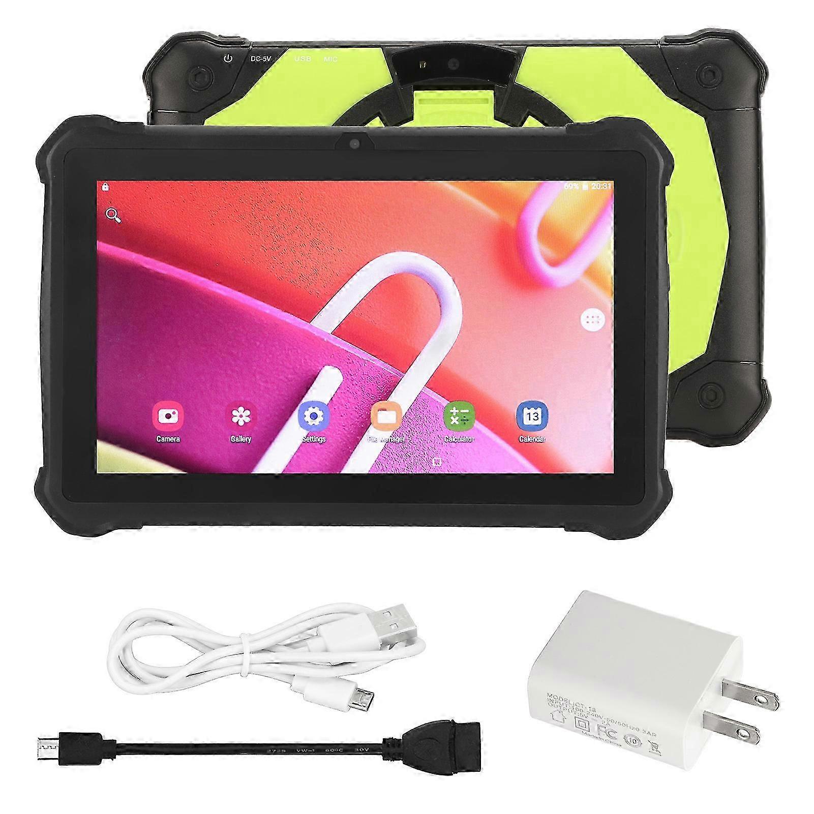 Kids Tablet 7in with 2.4G and 5G Connectivity, 4GB RAM, 32GB Storage, 5MP Front Camera, 8MP Rear Camera, 1960x1080 Resolution, Octa-Core Pro