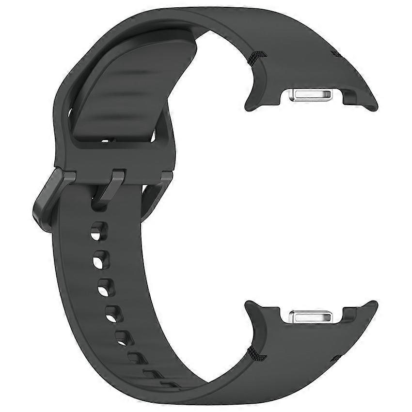 Silicone Watch Strap Watch Band for Samsung Galaxy Watch8 40mm/44mm/Classic (Small Size Official Space Gray)