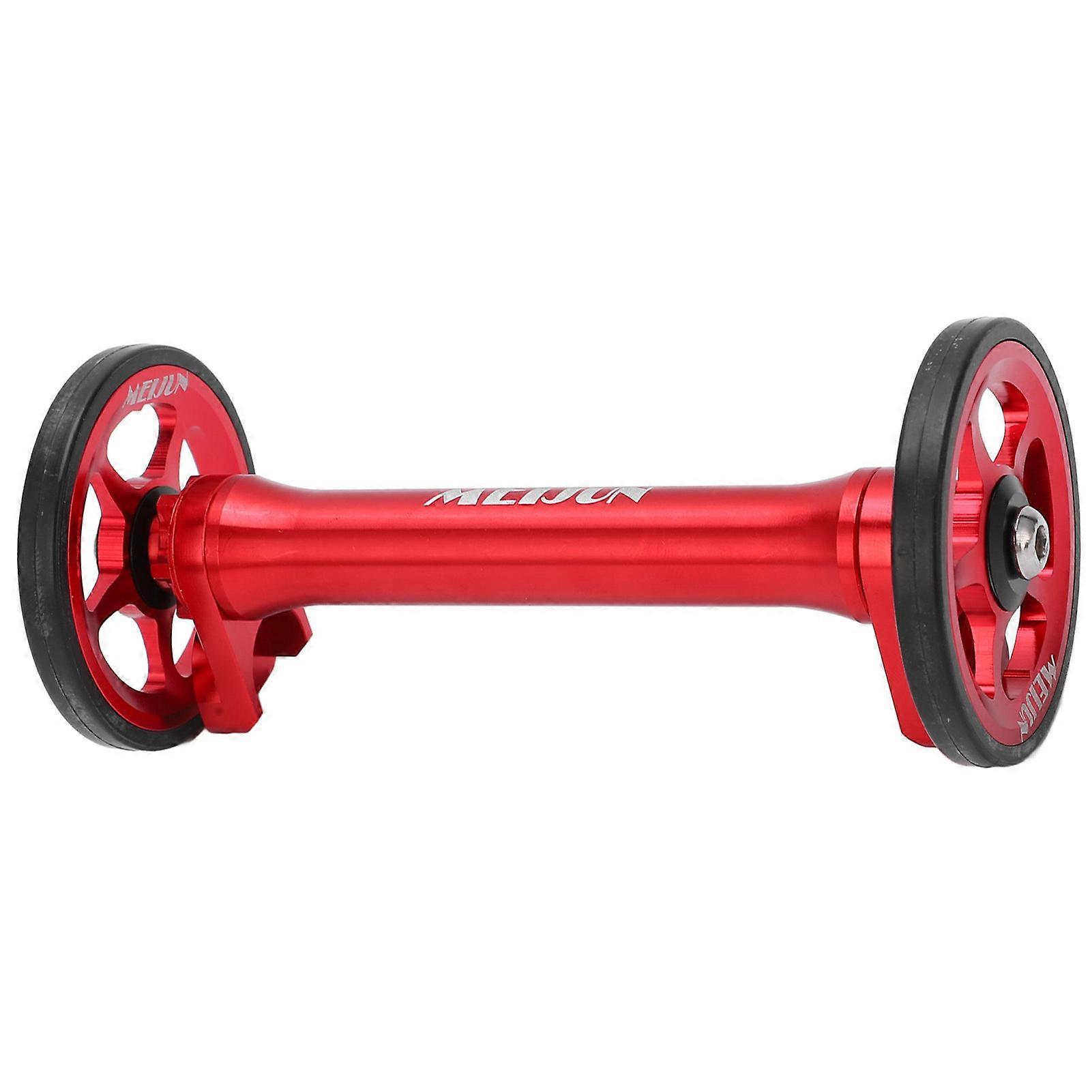 Easy Wheel Extension Bar, Lightweight and Durable Telescopic Extension Rod for Brompton Folding Bike 3sixtyRed