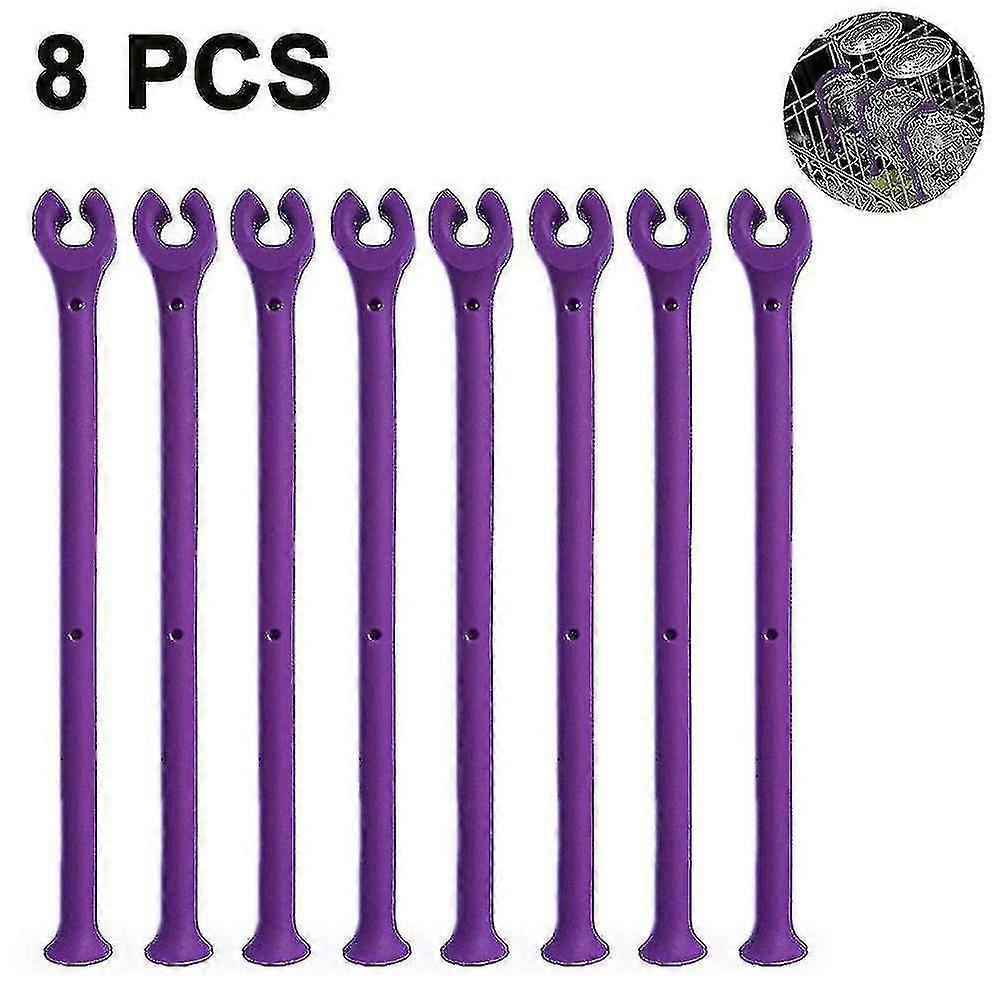 2025 Latest Model 8pcs Silicone Dishwasher Attachment Silicone Stemware Saver