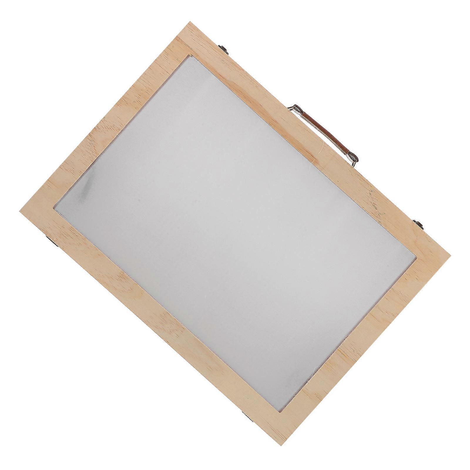 Handmade Chinese Shadow Puppet Screen Case for Traditional DIY Plaything – Functional Decorative Educational Puppet Box for Kindergarten Gift