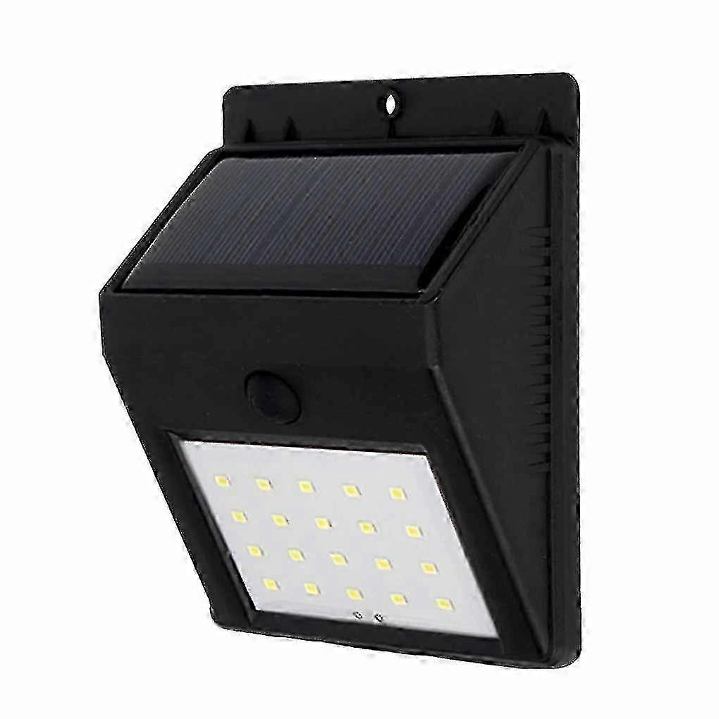 Upgraded Waterproof Solar Powered Motion Sensor Lamp for Courtyard Garden Wall