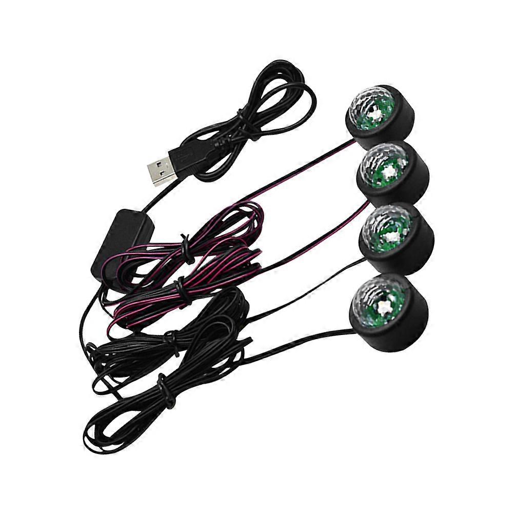 Lights Usb Powered Interior Light Ambient Lighting Lamp Assorted Color Voice Control 1Pack