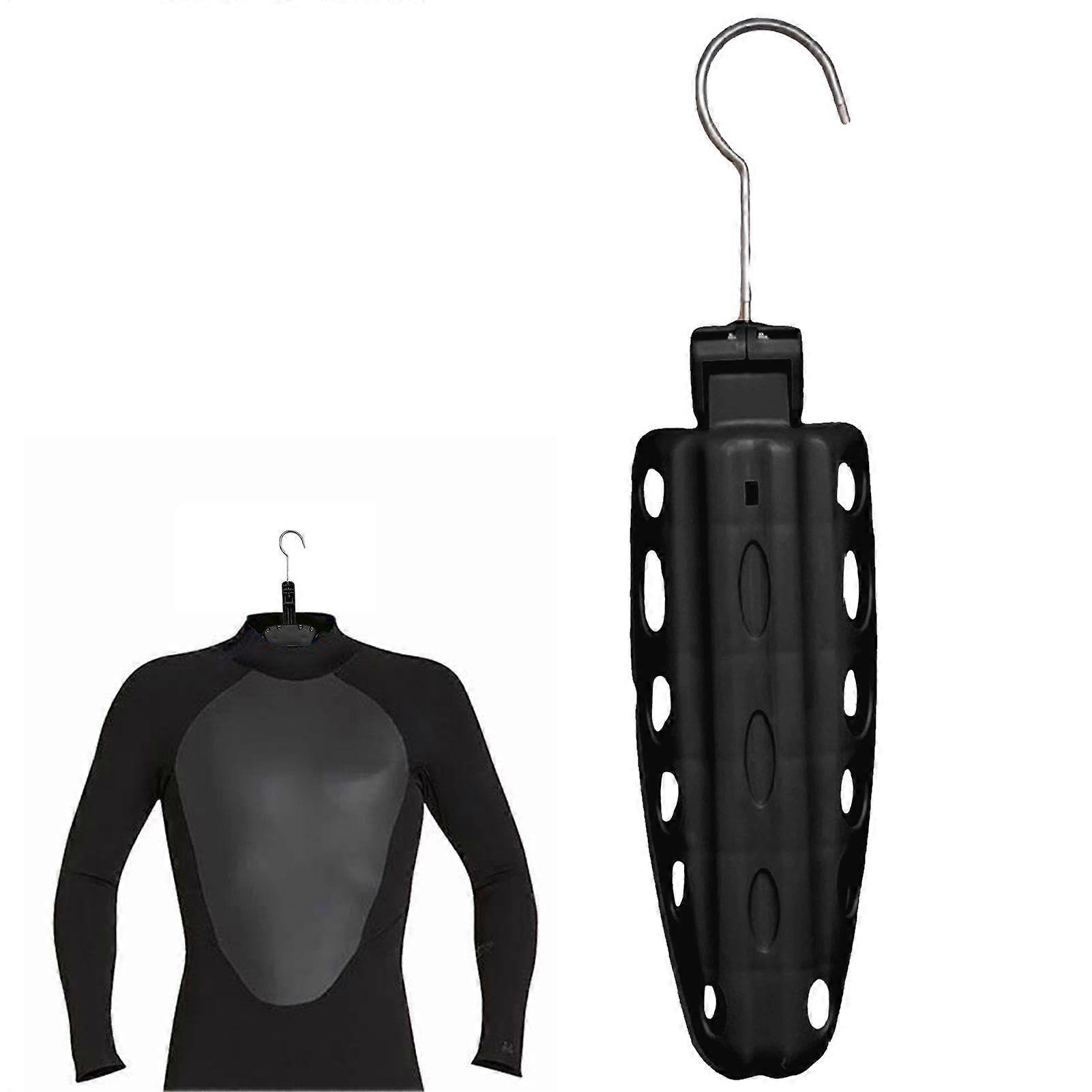 Foldable Wetsuit Hanger  Thickened Ventilated, Quick Dry, Durable  Lightweight Collapsible Black