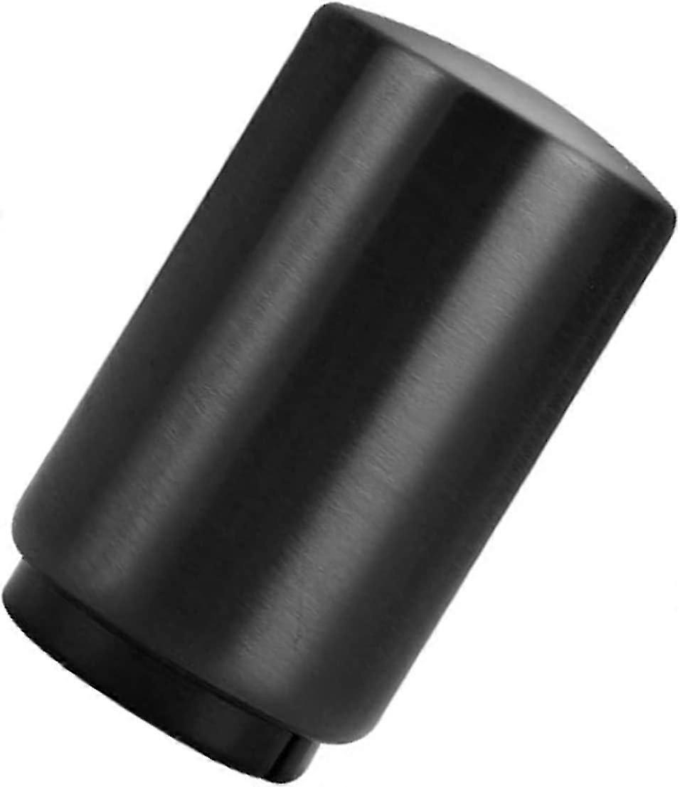 Push Down Beer Bottle Openers - Automatic Magnet Push Cap Opener (black)