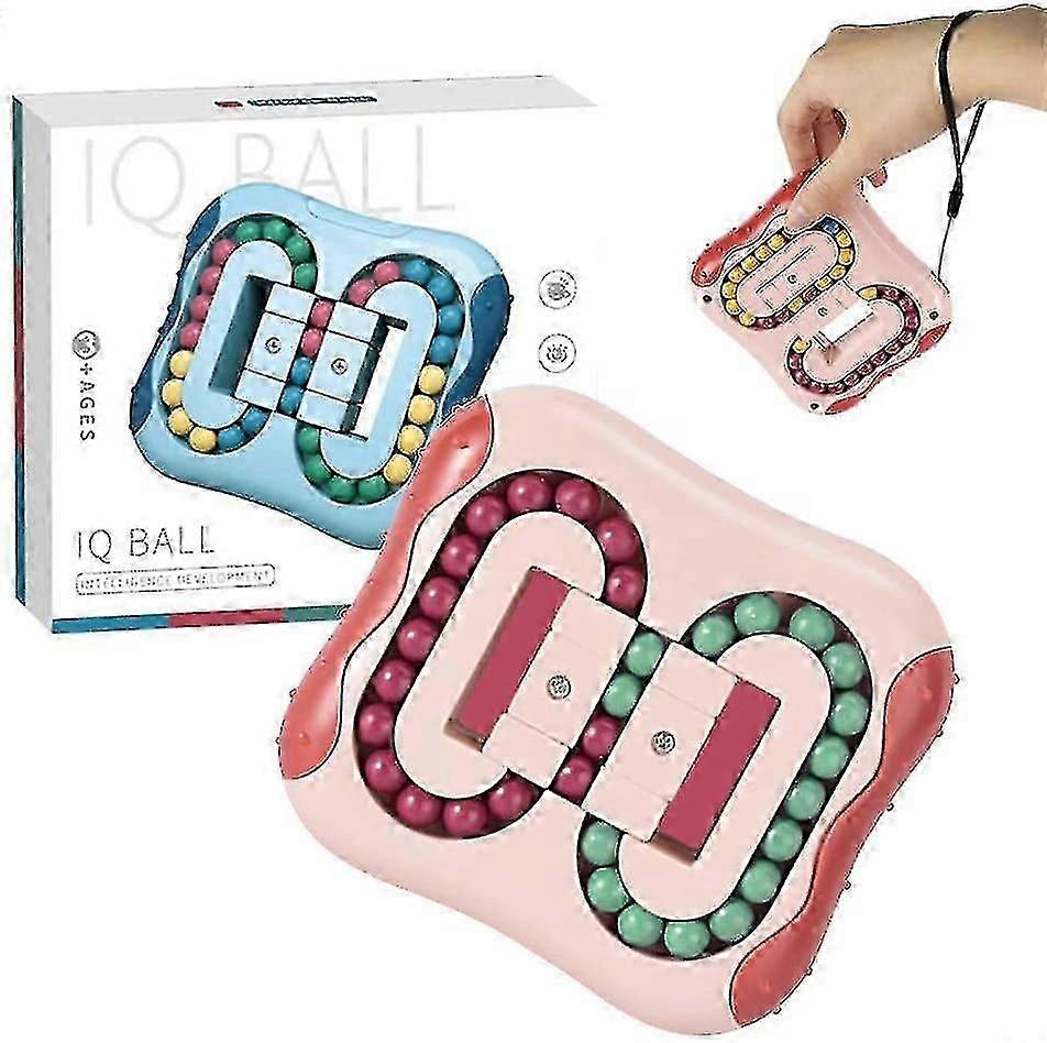 Magic Cube Beans, Magic Cube Beans Toy, Intelligence Fingertips Pink