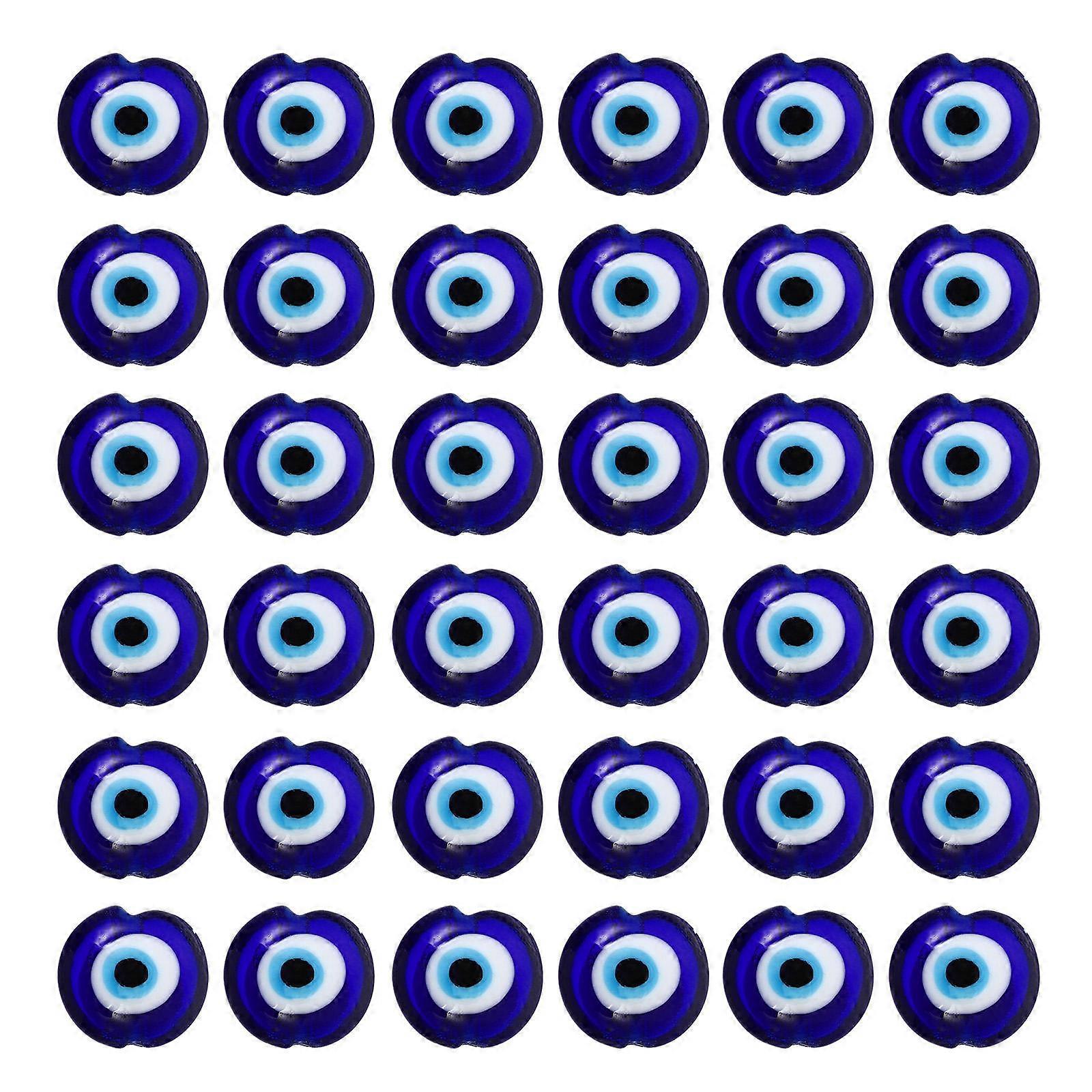 Evil Eye Bead Pendants Durable Blue Glass Eye Charms for DIY Jewelry Making Unique Design for Bracelets, Necklaces & Crafts