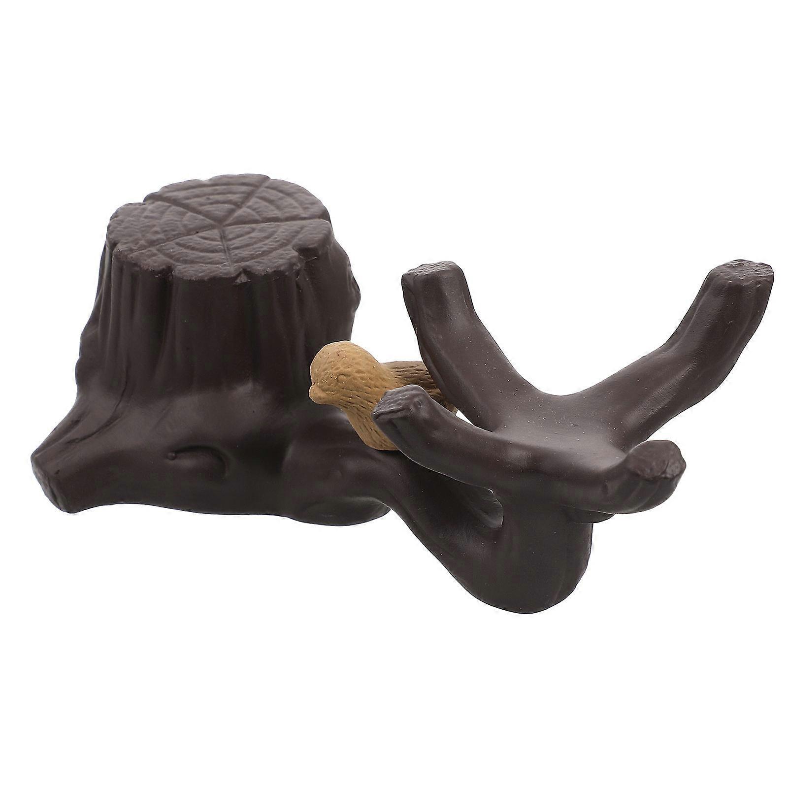 Chinese Style Teacup Lid Holder Stand for Teapot and Tea Filter, Decorative Tea Cover Stand with Elegant Branch Design, Lightweight and Versatile for