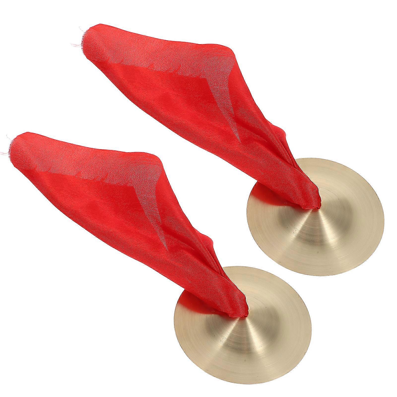 Lightweight Hand Cymbals for Dancing – Comfortable Fit Finger Percussion Instrument for Party Performances and Travel Friendly Music Props