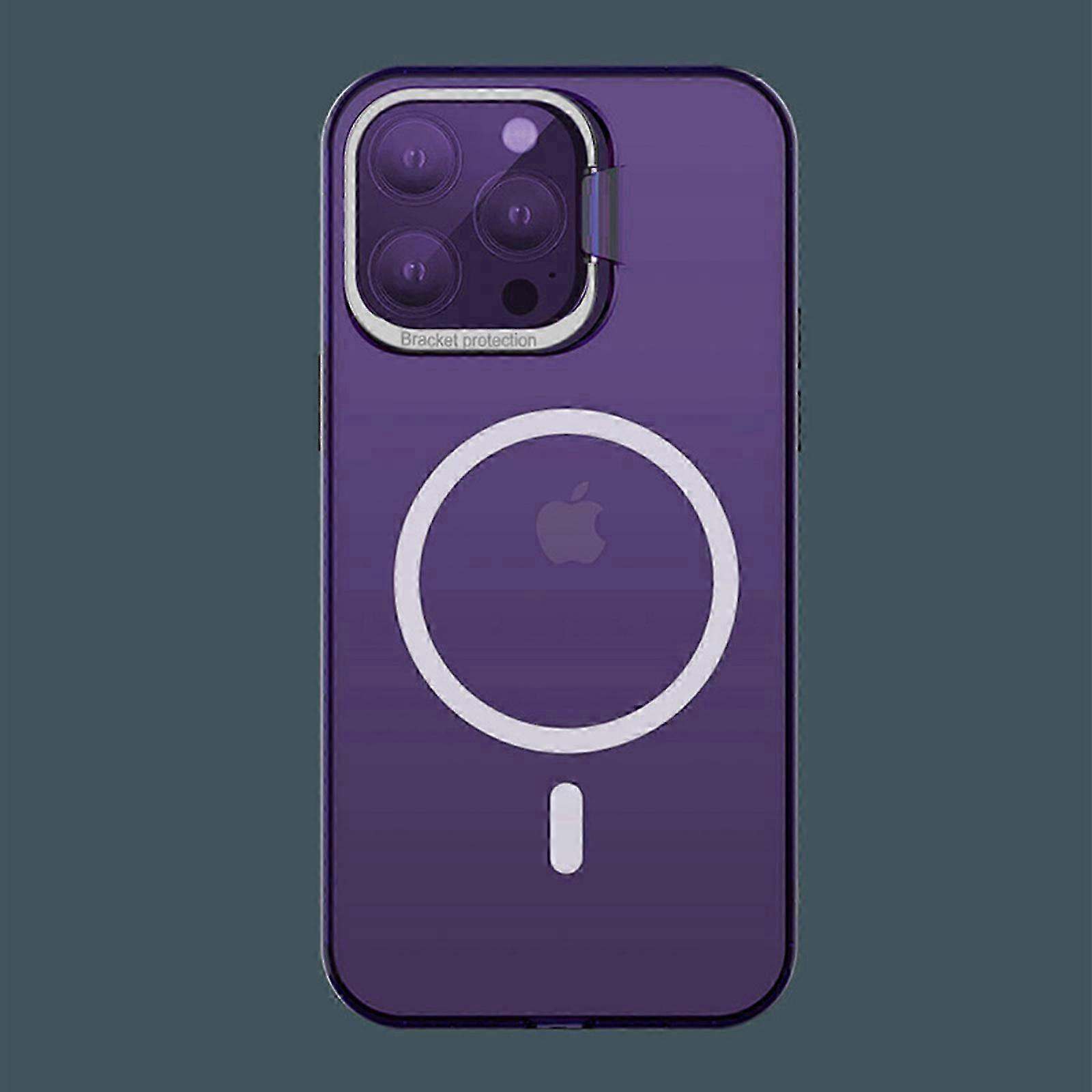 iPhone 15 Pro Max için MagSafe ile Uyumlu Kılıf, Dahili Kamera Halkası Standı, iPhone 15 Pro Max için Manyetik Telefon Kılıfı