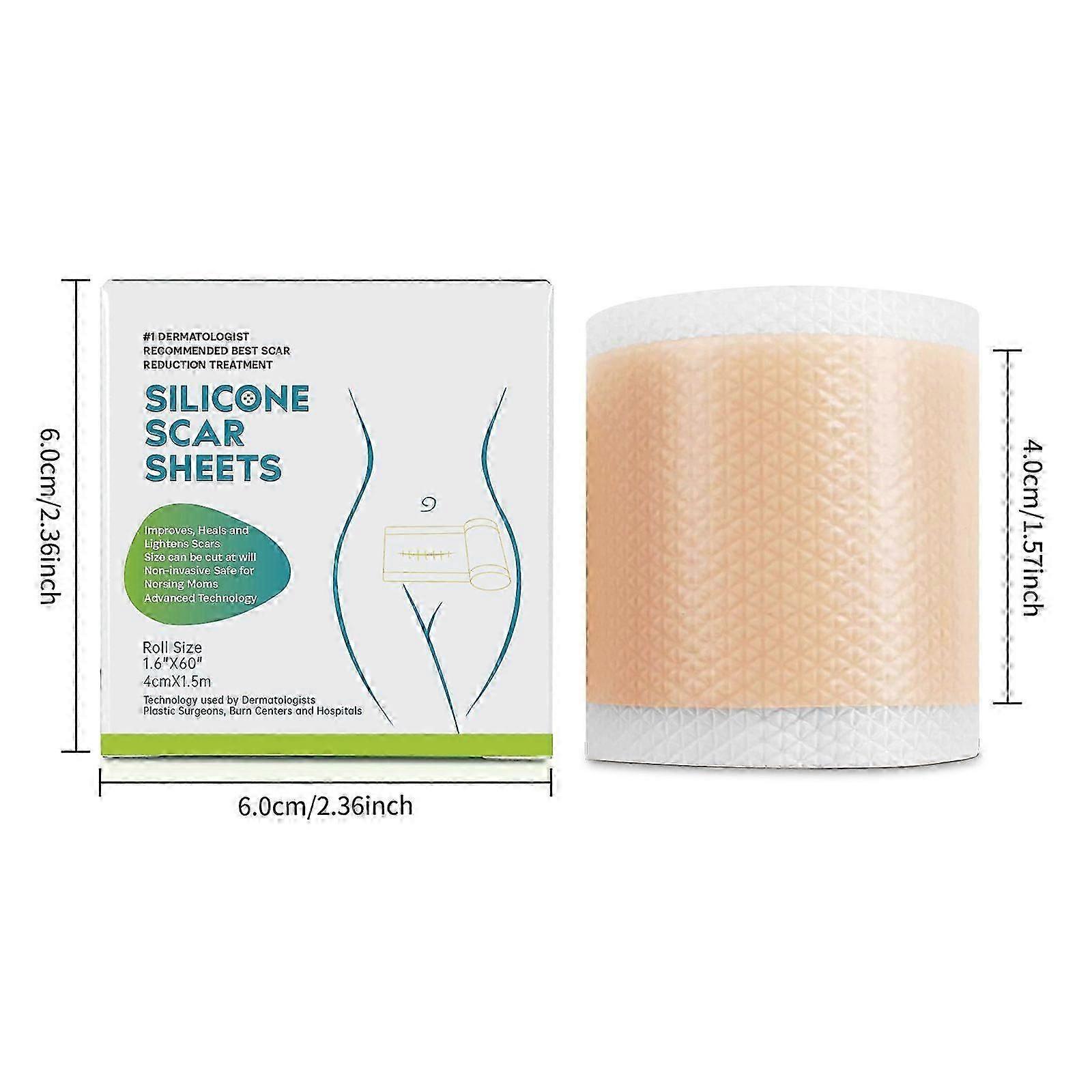 سيليكون ندبة الشريط سيليكون ورقة إزالة الندبات ، ندبة الشريط للجراحية ، الندبات القابل لإعادة الاستخدام الشريط سيليكون