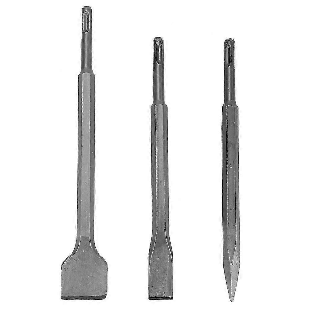 3pcs Hammer Chisel Bit Set for Electric Demolition Hammer Concrete Breaker
