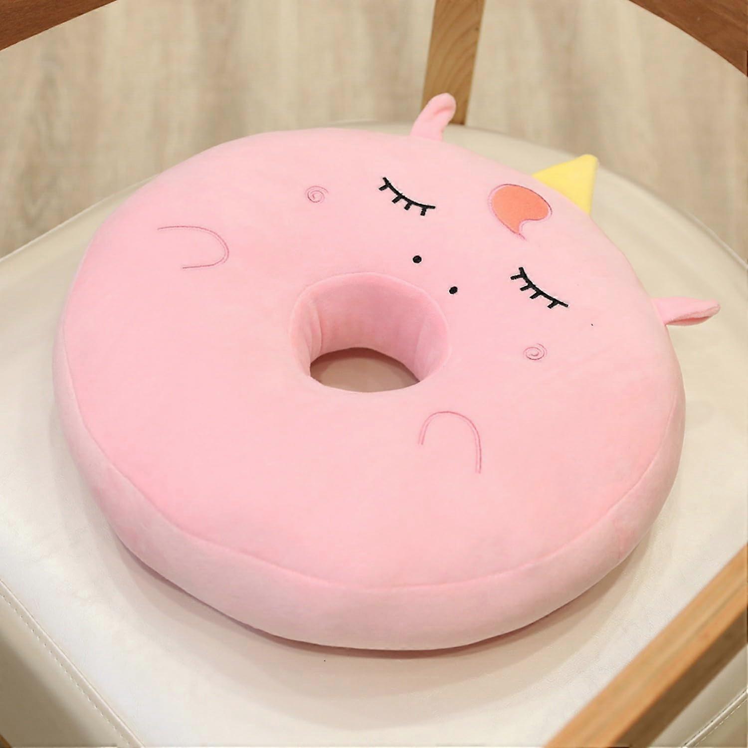 Cartoon Animal Fruit Floor Cushion for Home Office Car (Unicorn, 38x38 cm)