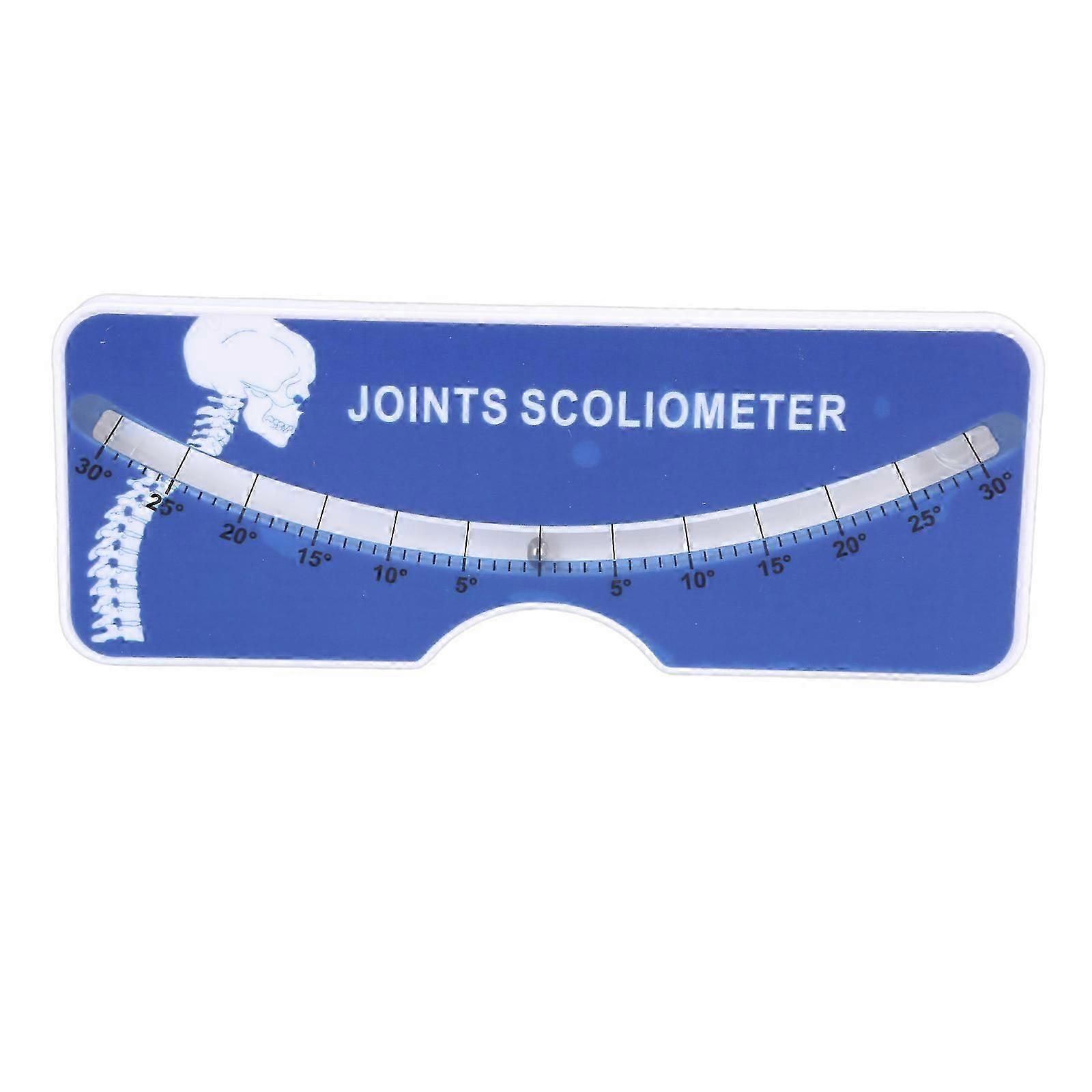 Scoliometer, Easy to Use Scoliosis Meter ABS Housing 0 to 30 Degree for Home Use Back and Spine Scoliosis Diagnosis-Good