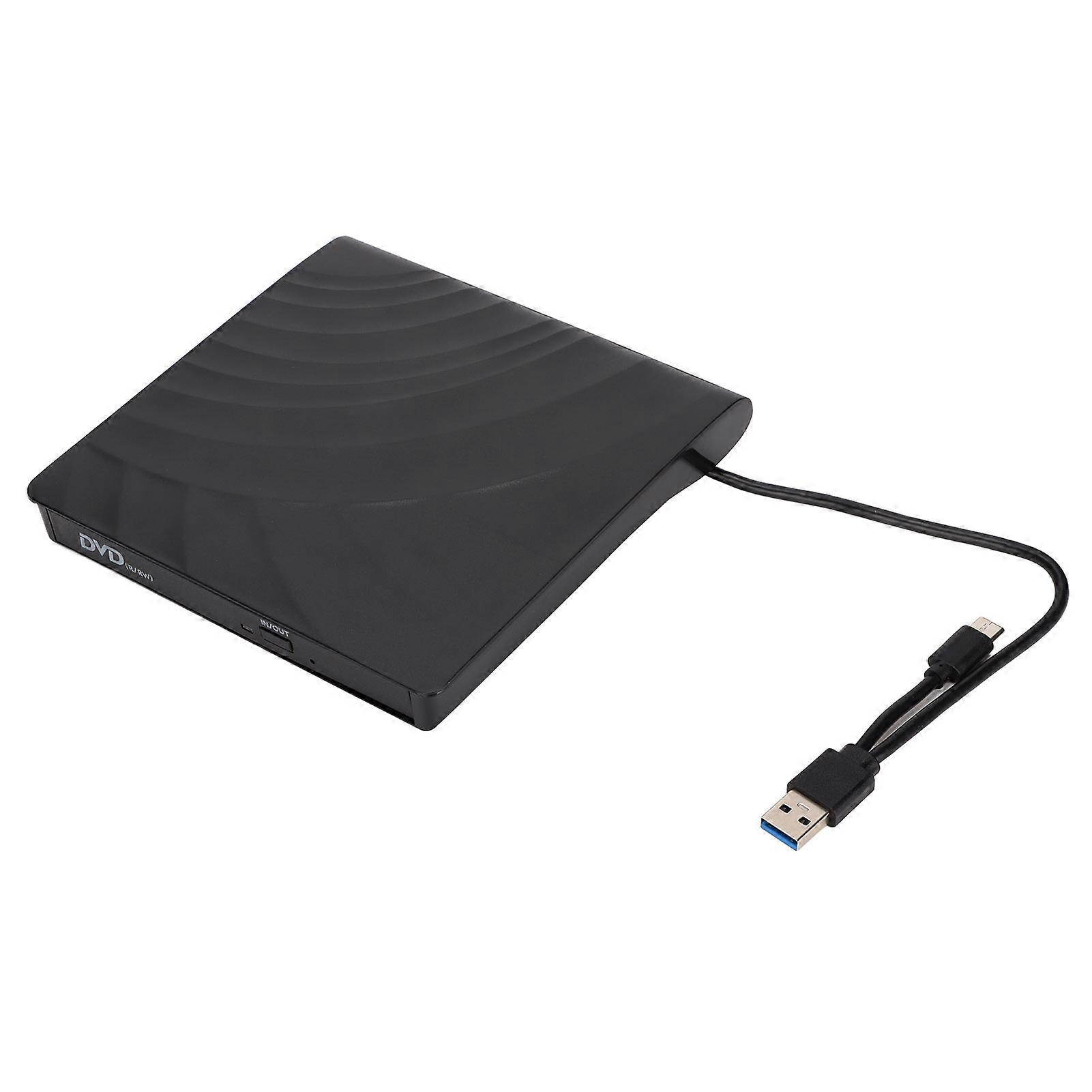 External DVD Portable Ultra Thin Type‑C USB 3.0 High Speed External CD Drive Windows Linux for OS X