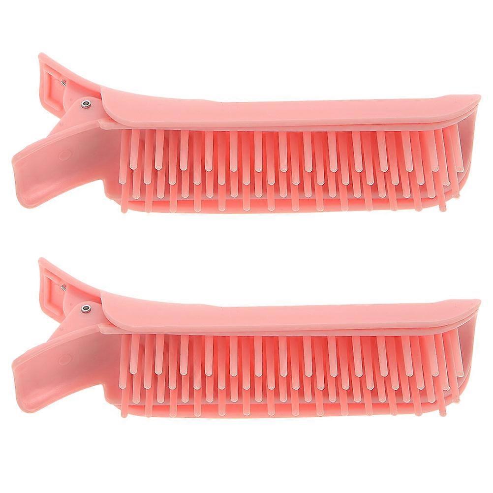 Root Volume Clips Hair Root Clips Creating Hairstyle Travel Use Plastic Hollow Design 1 Pair
