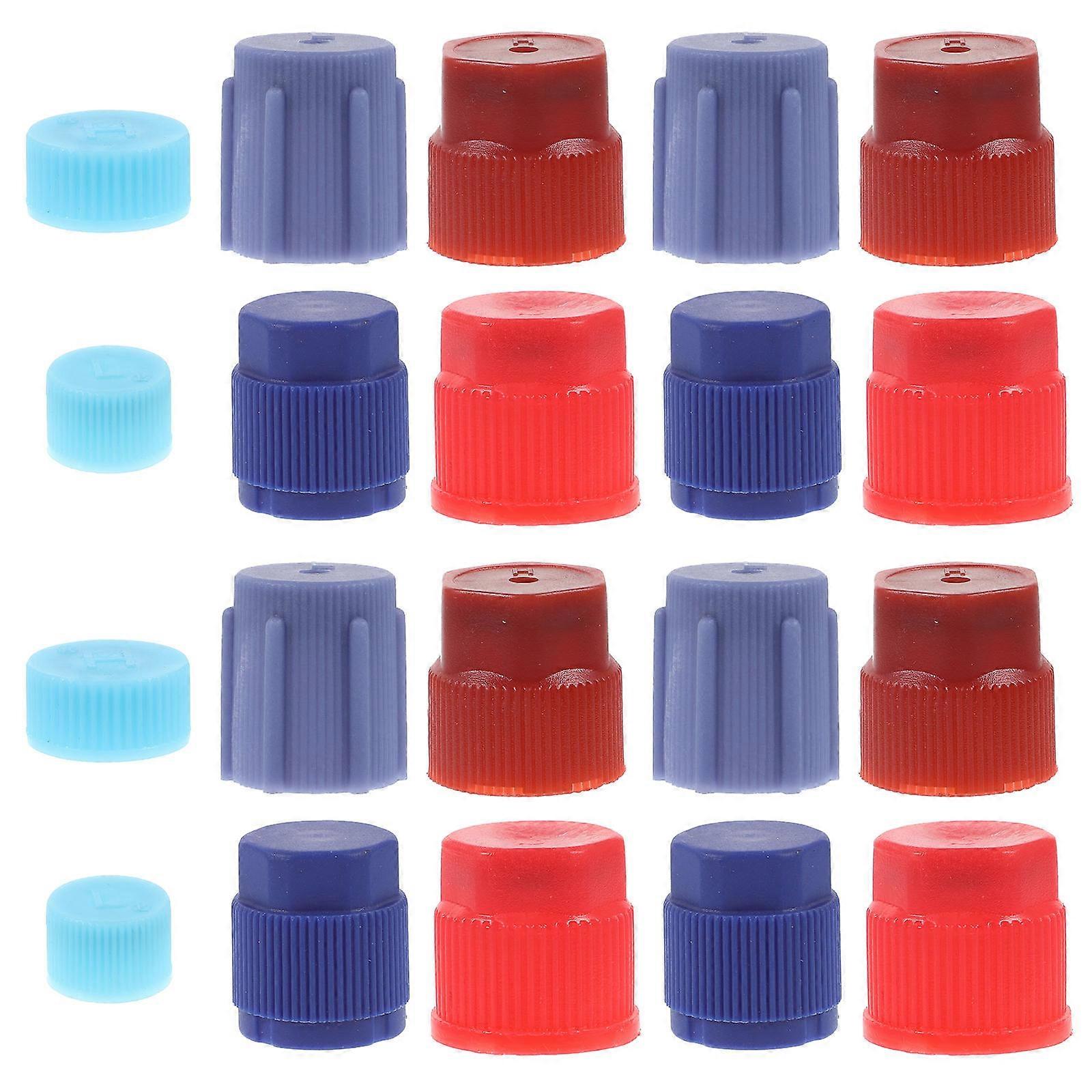 Air Conditioning Valve Cap Air Conditioning Valve Core For Maintenance 20Pcs