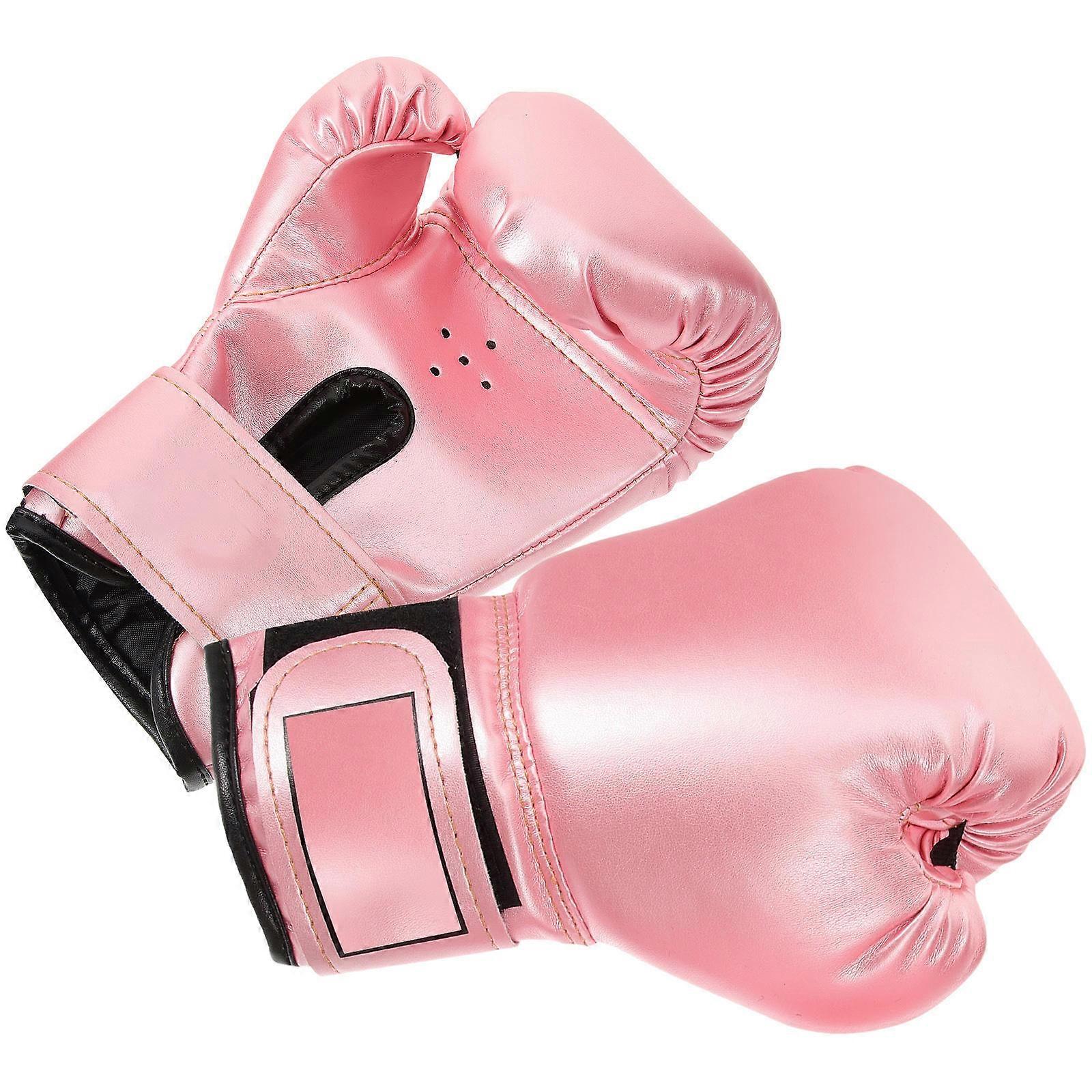 Boxing Gloves Girls Punching Gloves Kids Pink 19.50X12.70X8.80CM Sweat Ventilation Odor Prevention 1 Pair