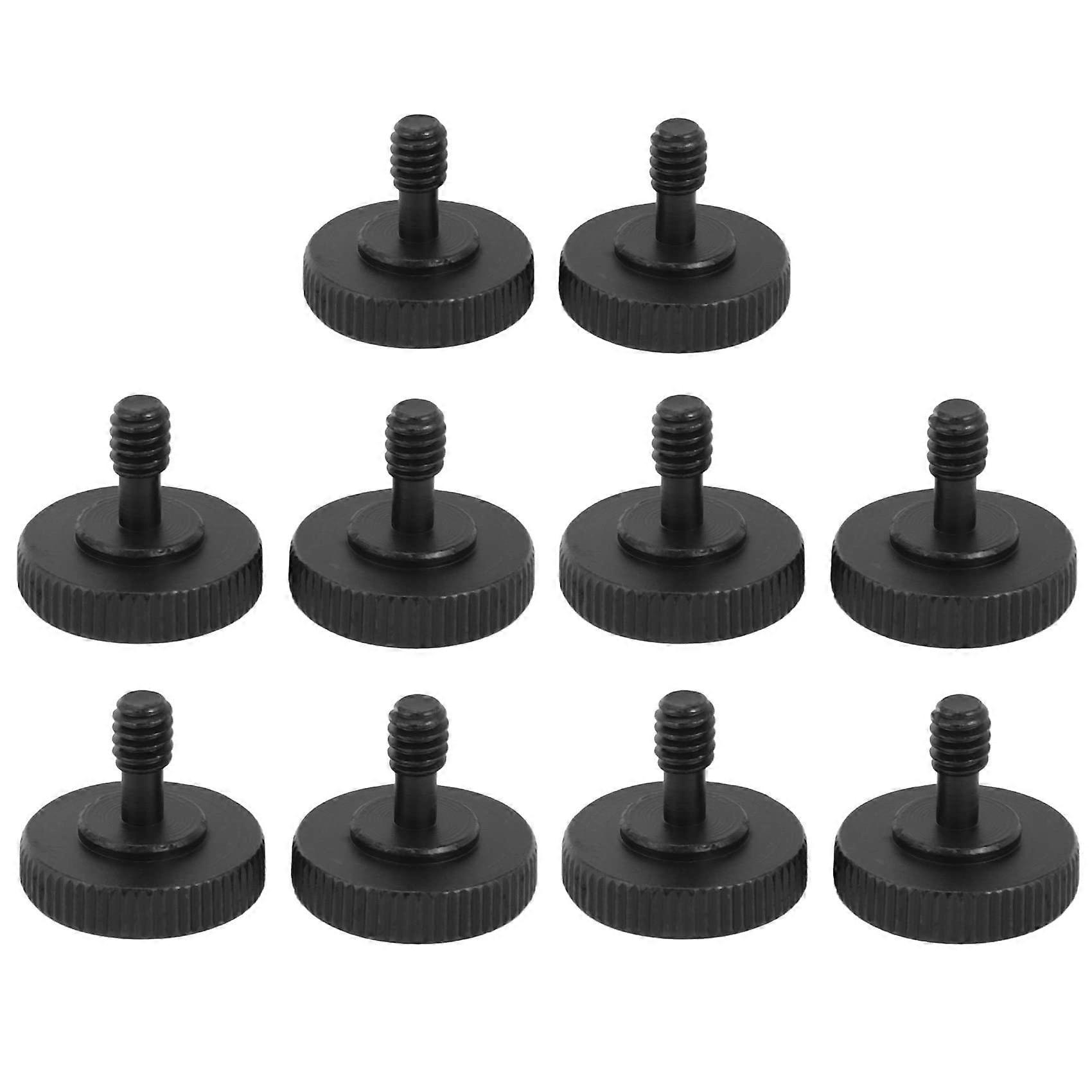 Thumb Screw Camera Quick Release 1/4 Inch L Bracket Screw Mount Adapter Pack of 10 with 1/4-20 Female Thread