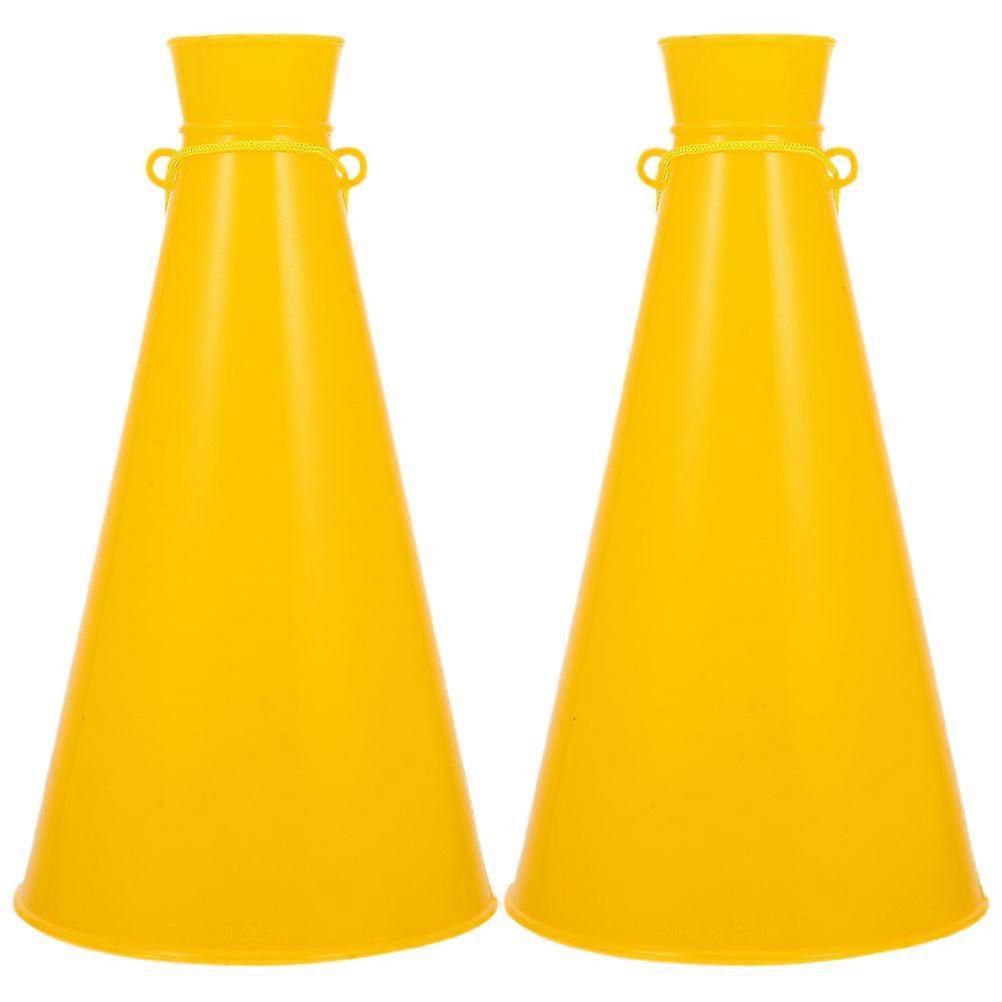 2Pcs Cheer Megaphone Party Accessory Cheering Megaphone Noisemaker Toy Party Noisemaker Prop