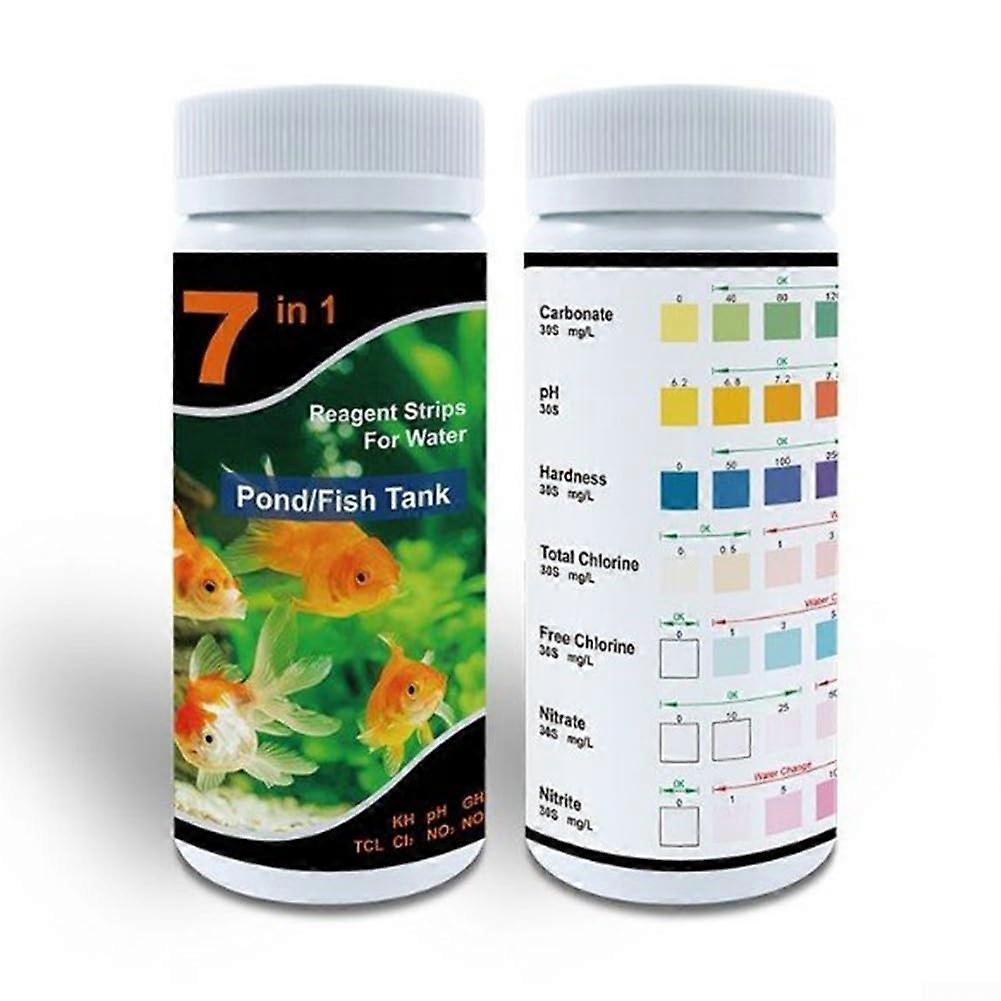 Userfriendly 7in1 aquarium test kit for regular monitoring of aquarium and pond water (old).