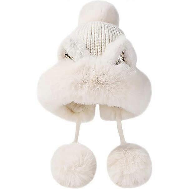 Women'S Peruvian Hat With White Pompom - Chic And Warm For Winter