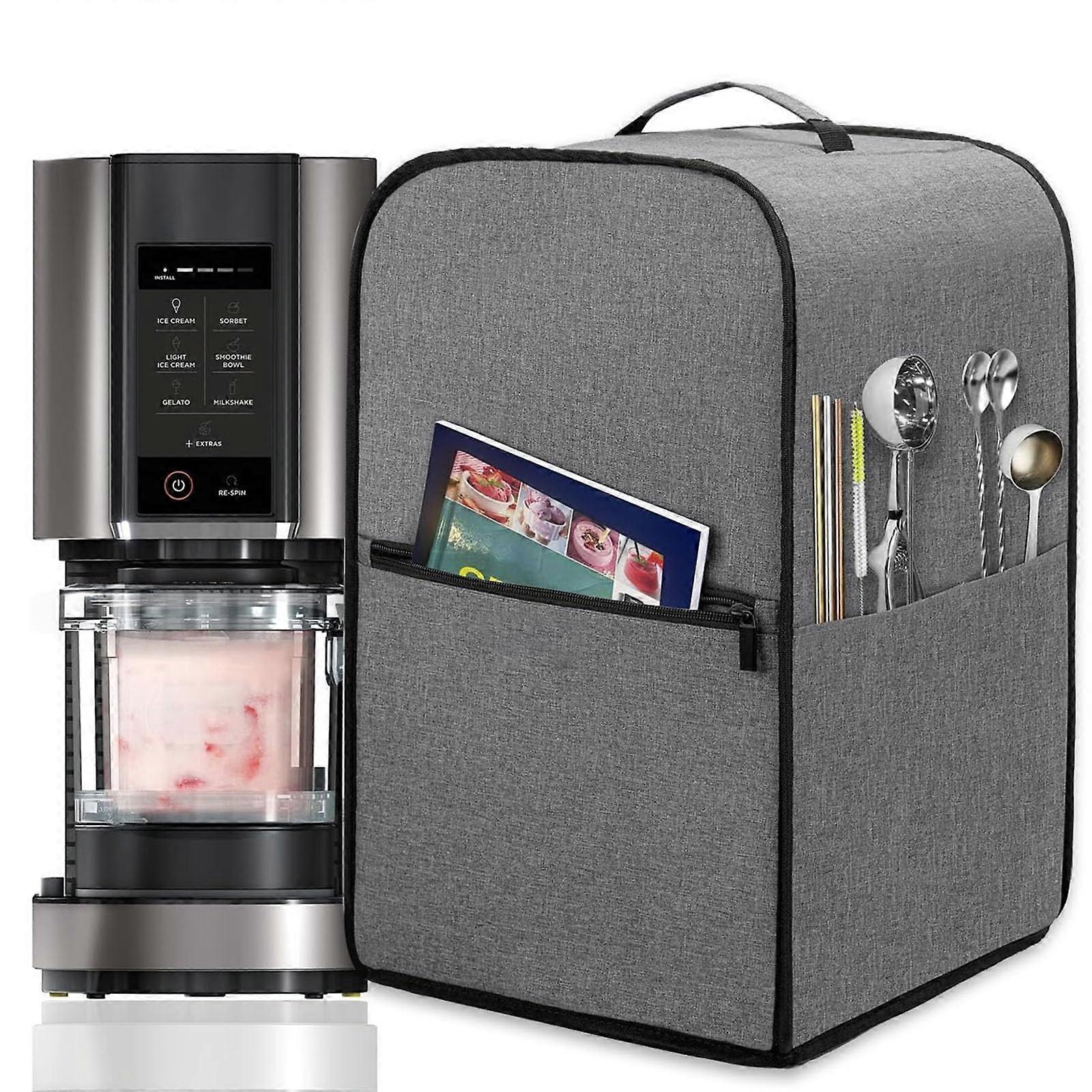Dust Cover for Ice Maker, Waterproof Storage Bag Compatible with Ninja Creami Ice Maker NC300UK, Ninja Ice Maker Accessories, 42 x 30 x 18 cm (NC300)