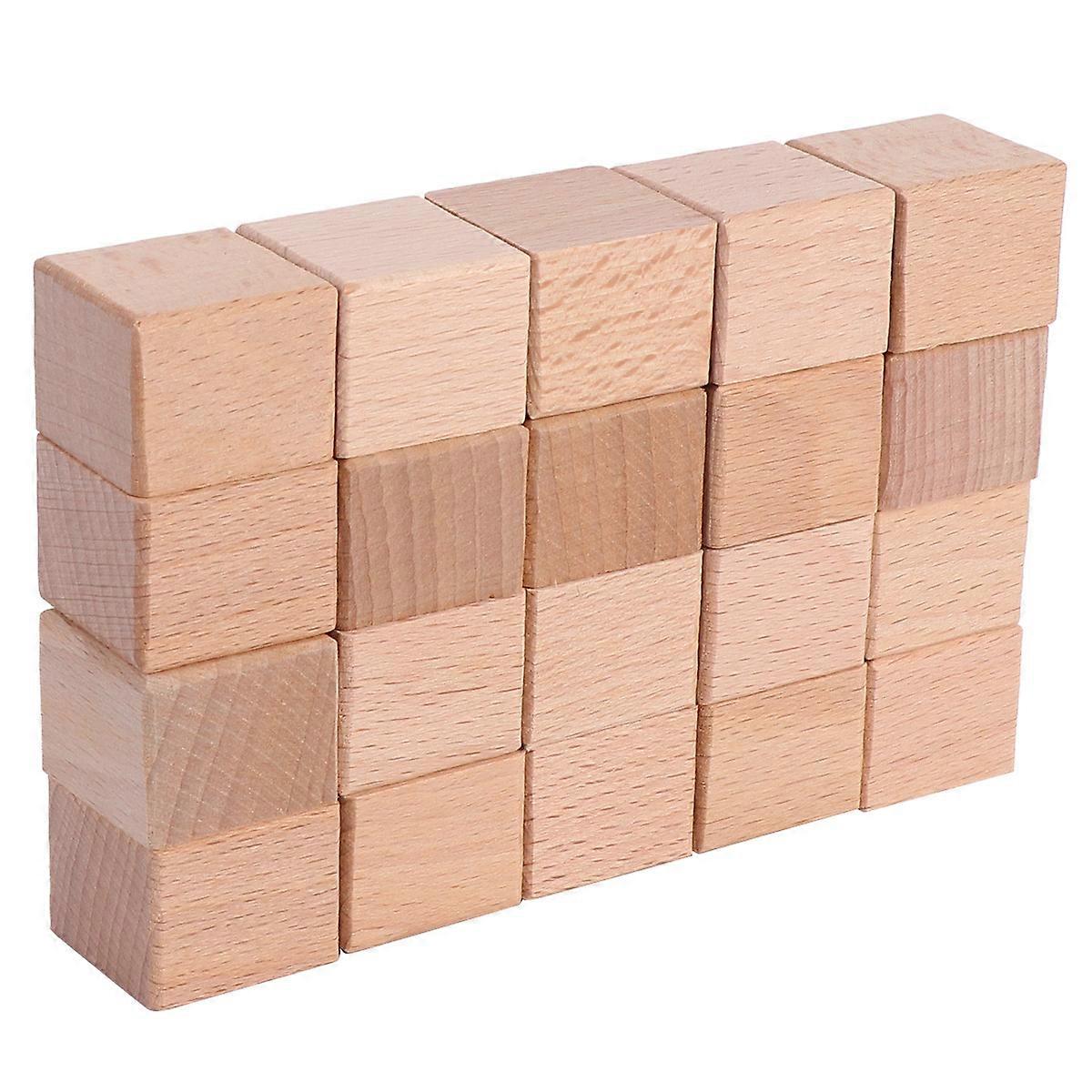 20pcs DIY Unfinished Stamp Blocks for Crafting, Scrapbooking & Card Making – Durable & Portable for Custom Designs
