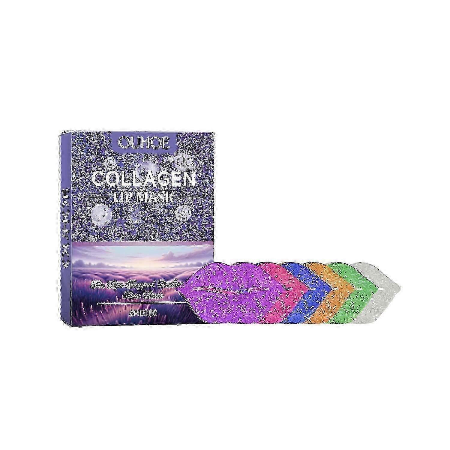 Ouhoeコラーゲンリップマスクは、リップラインを修復し、古い角質を取り除き、乾燥やひび割れを防ぎ、保湿とCaを保護します