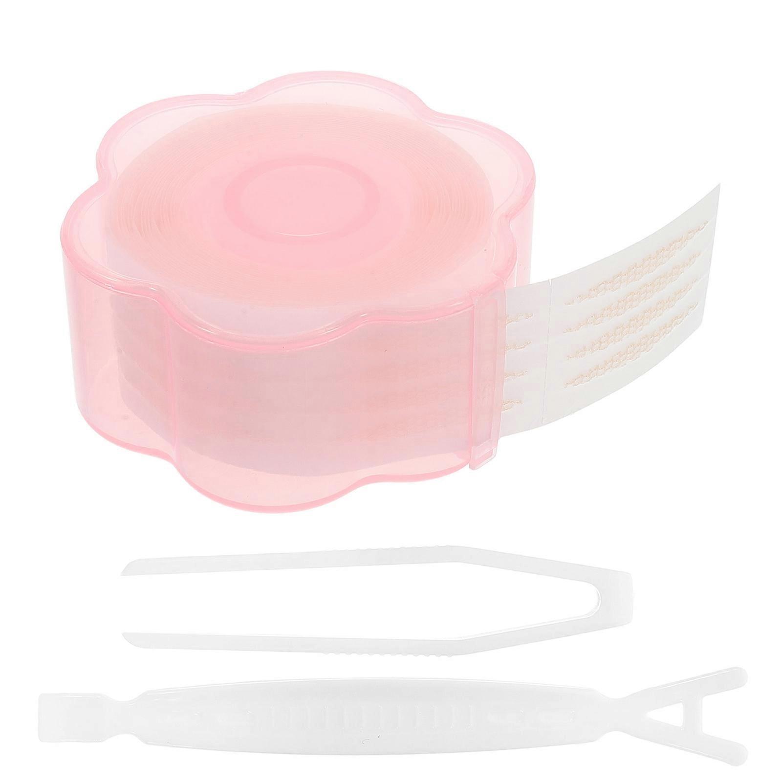 Water Activated Lace Double Eyelid Tape Strips, Invisible Natural Eye Enhancement for Hooded Eyes, Skin Friendly Easy Application