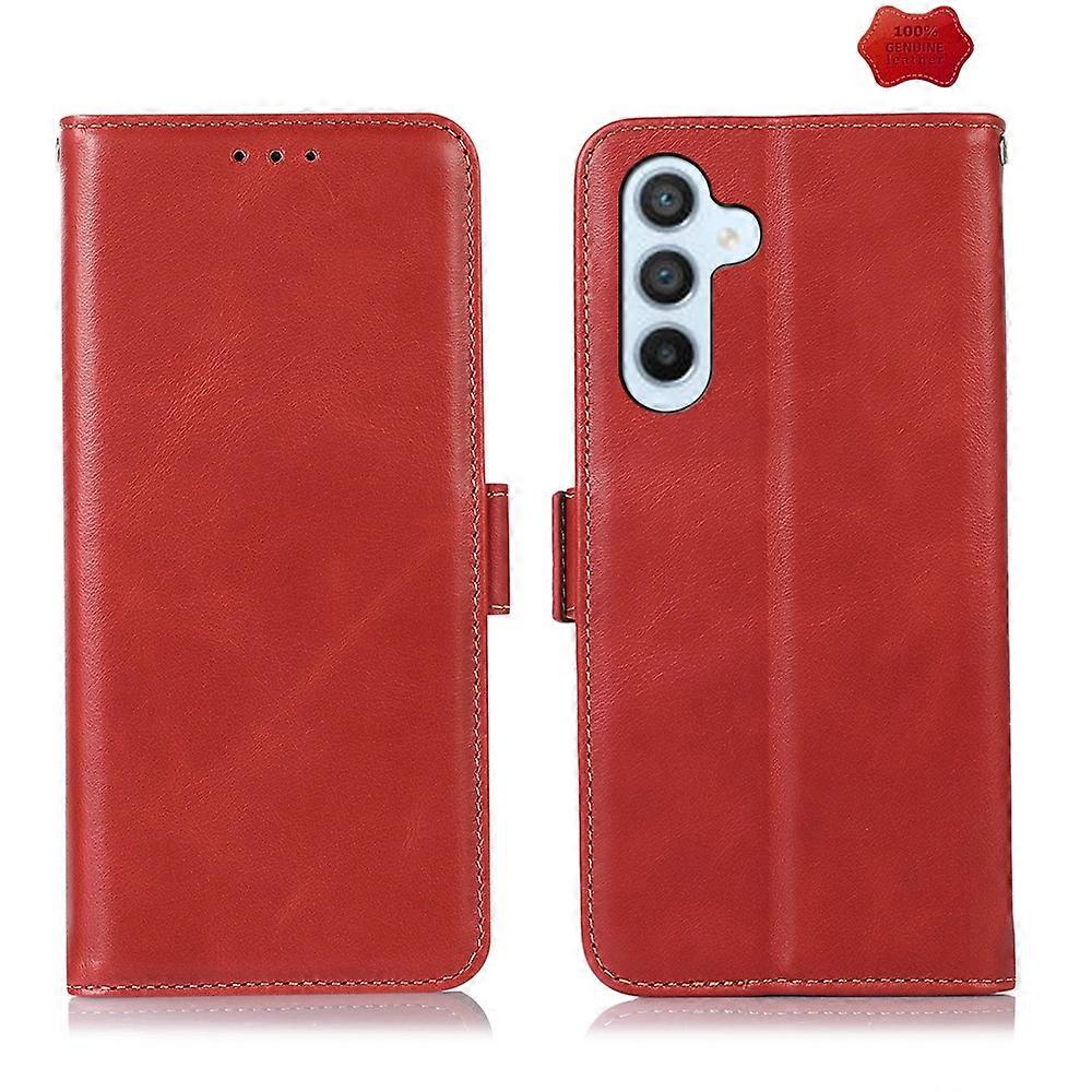 Crazy Horse Top Layer Cowhide Leather Phone Case