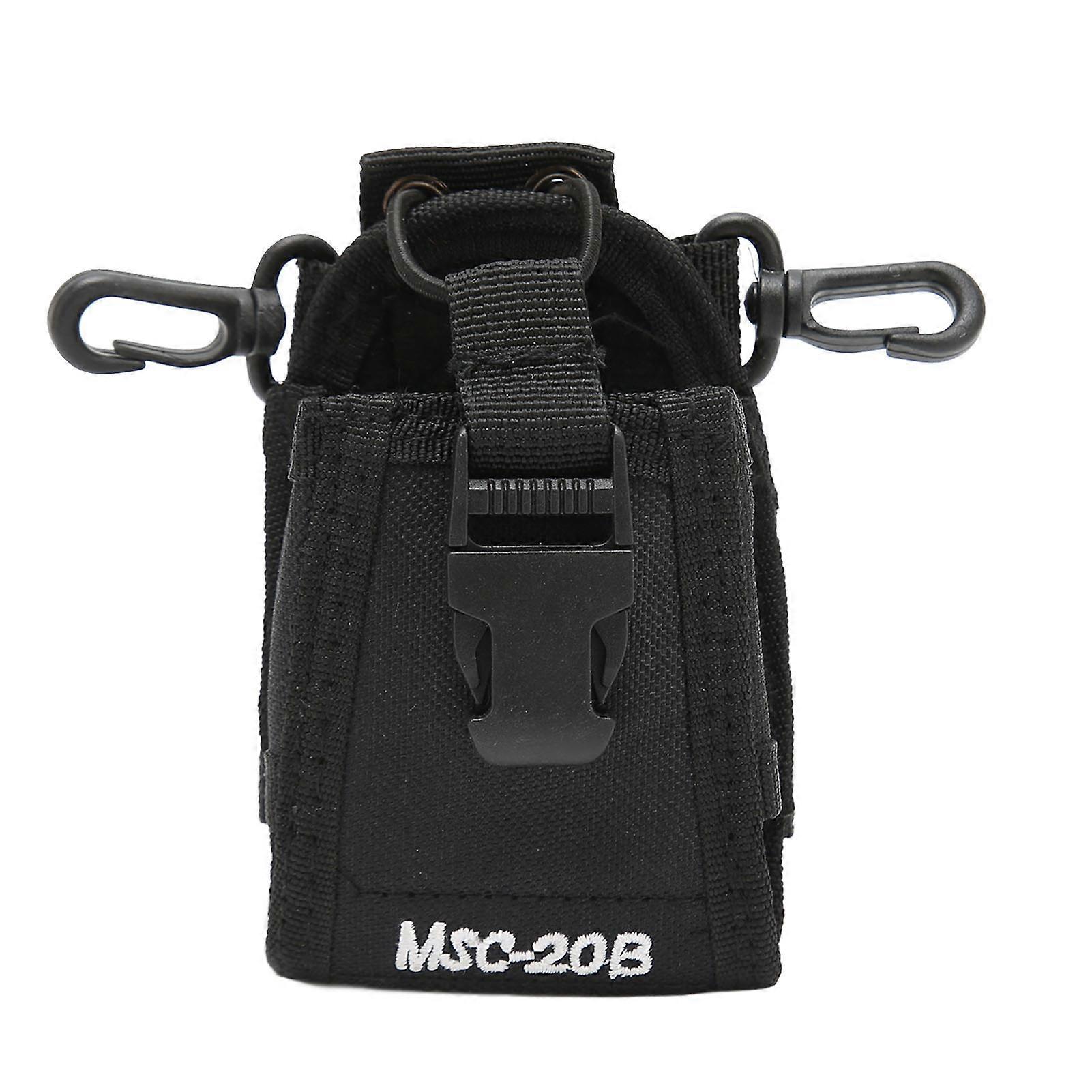 Walkie Talkie Holder Lightweight Portable Universal Nylon Radio Case Pouch for 2 Way Radio MSC 20B 