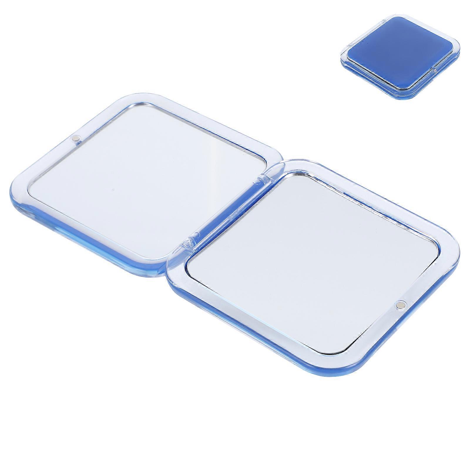 Mini Folding Mirror Compact Make Up Mirror Distortion Free Reflection For Social Gatherings Concerts .30X8.30X1.50cm 1Pack