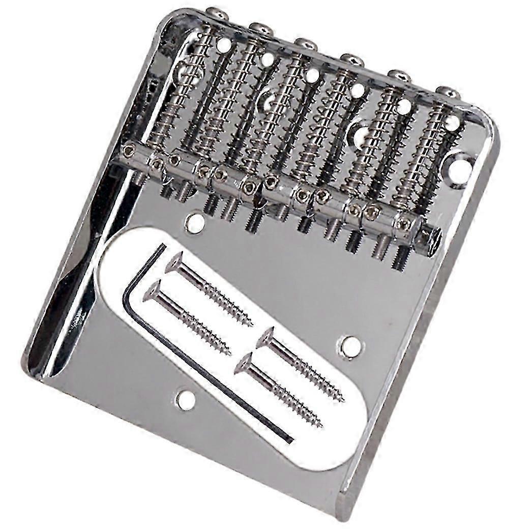 6 Saddle Bridge String Behind the Bottom for Telecaster Electric Guitar Replacement Guitar Accessori