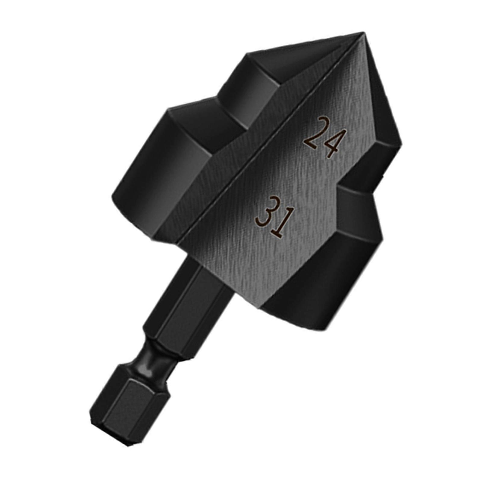 Pipe Lifting Cutter Stepped Drill Bit Reamer Drill for DIY Enthusiasts and Plumbers Water Tube Hole Expansion Opener Multicolor