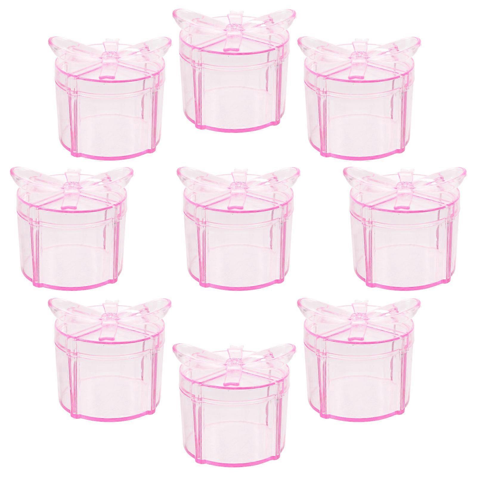 Elegant Pink Gift Boxes with Lids for Storage Made of Perfect for Valentine's Day and Birthdays 12pcs